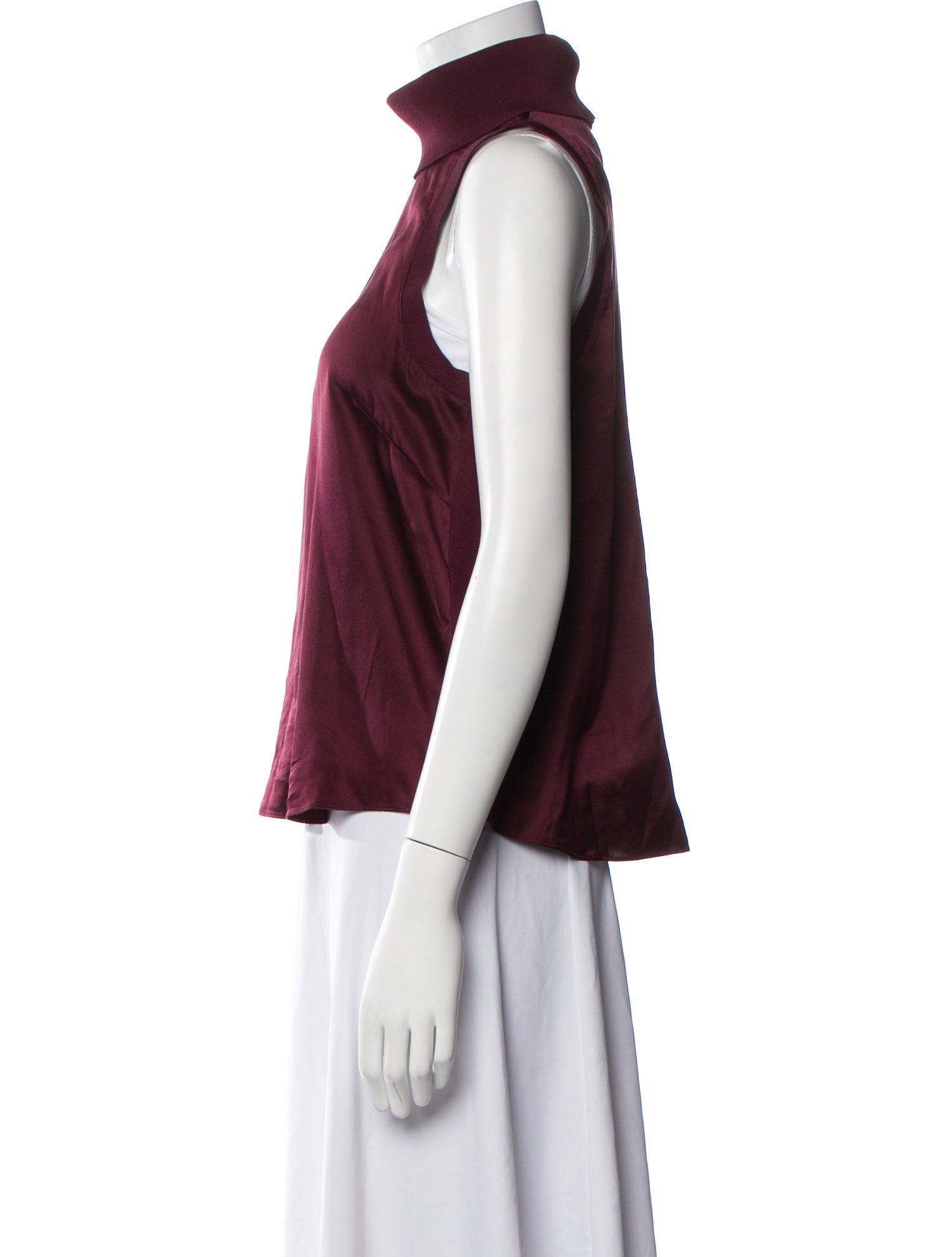 Cinq à Sept Silk Turtleneck Top