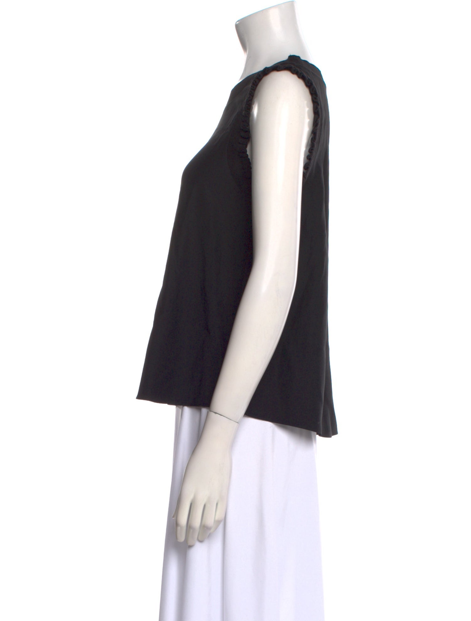 Cinq à Sept Silk Crew Neck Top