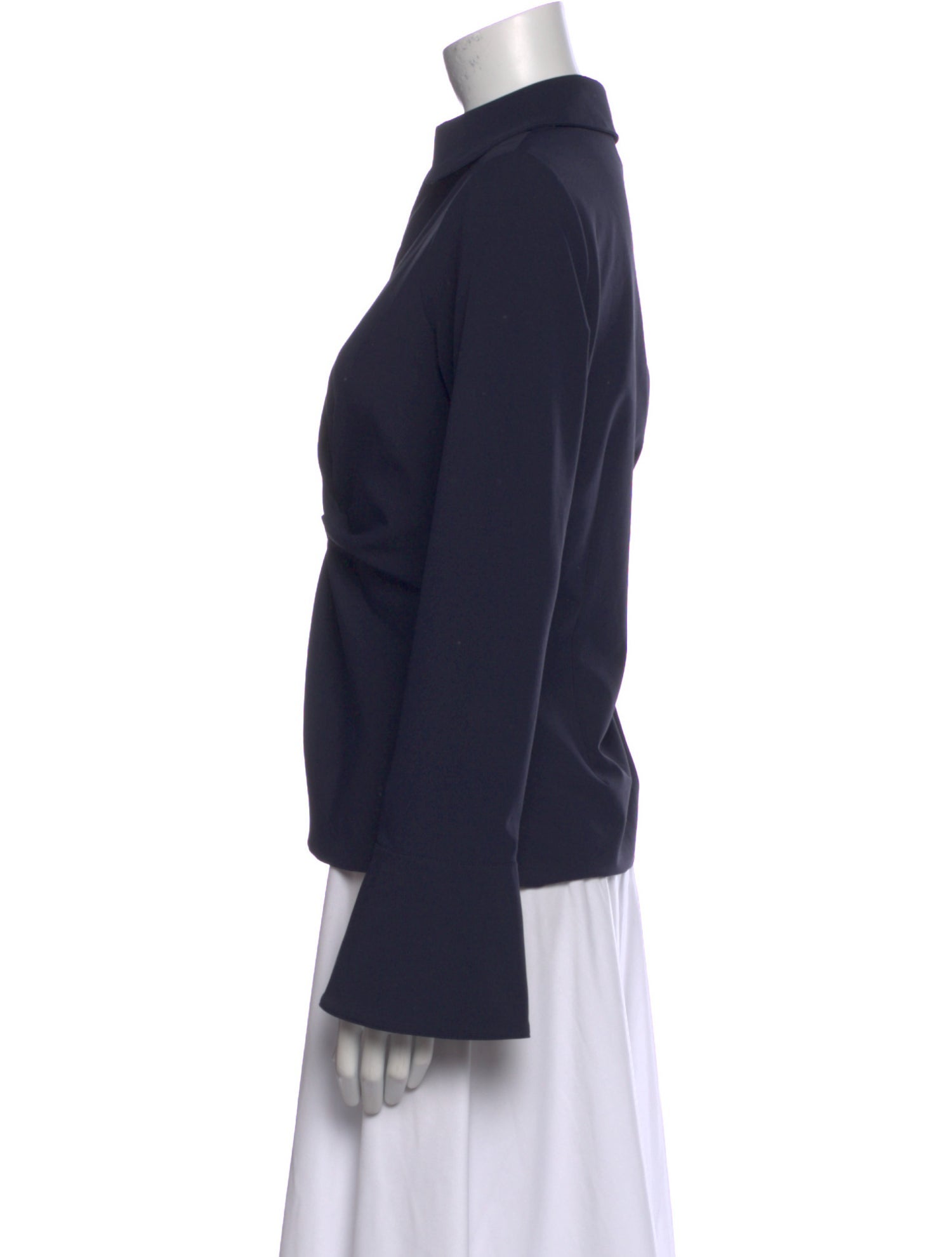 Cinq à Sept Long Sleeve Polo