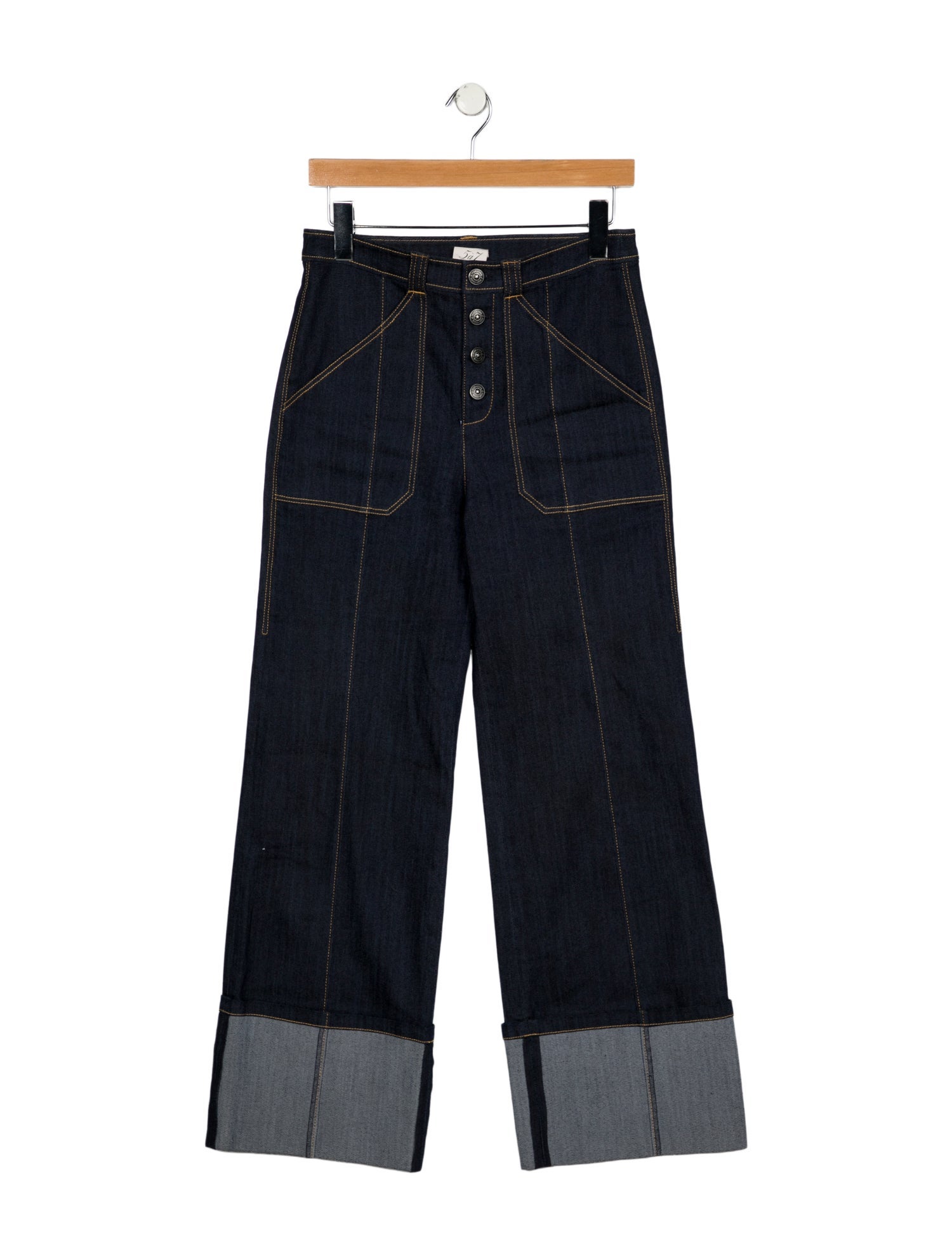 Cinq à Sept High-Rise Wide Leg Jeans