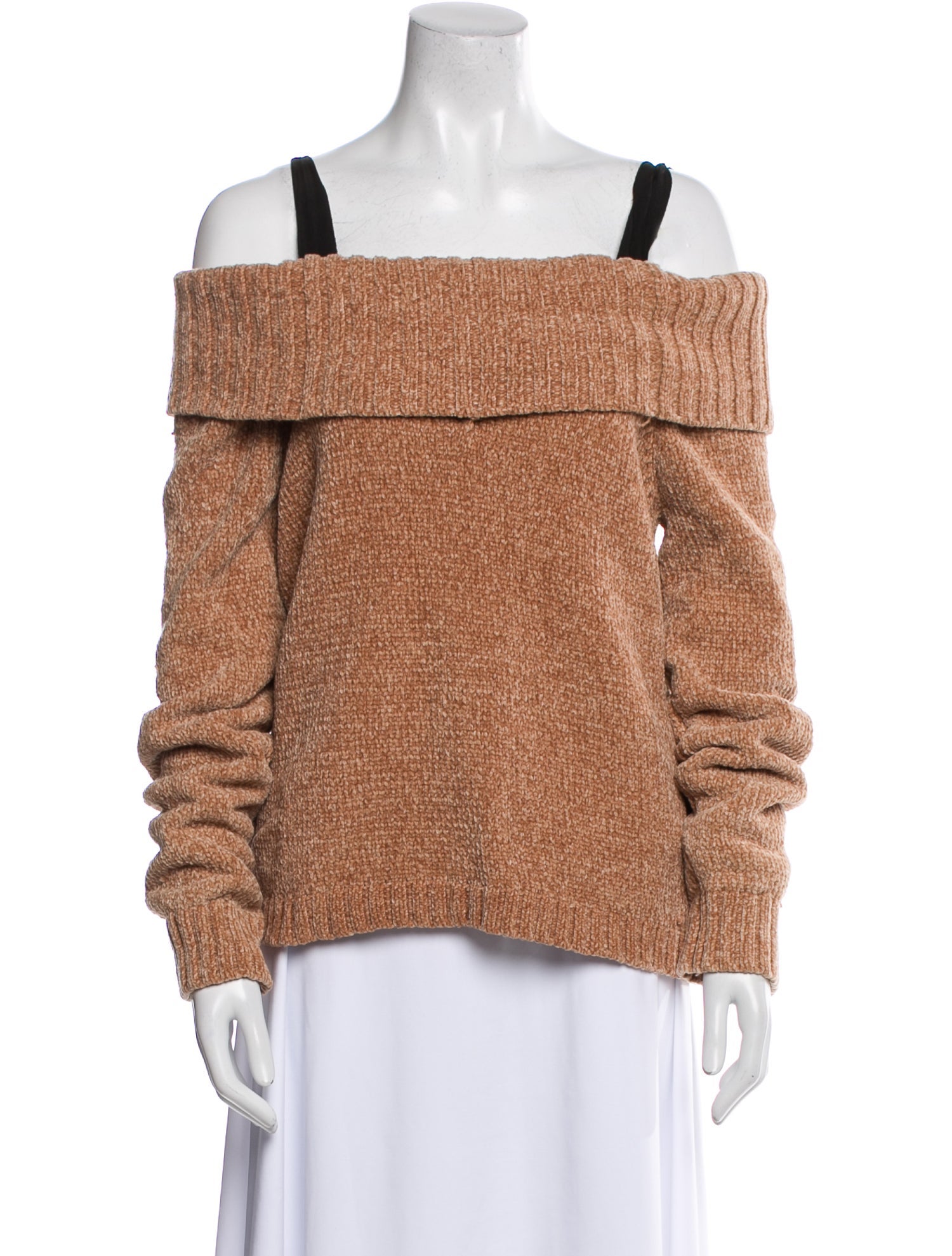 Cinq à Sept Square Neckline Long Sleeve Sweatshirt