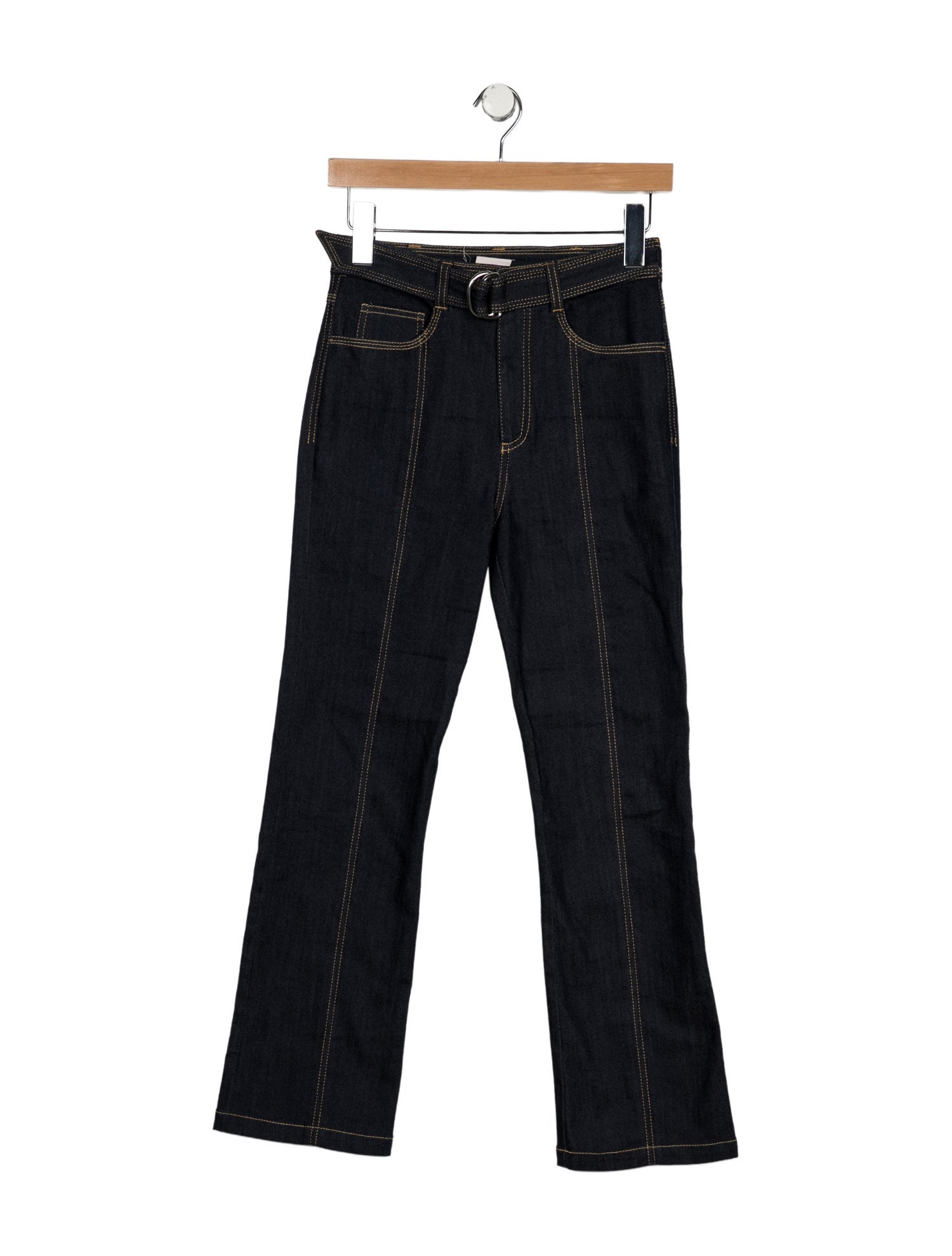 Cinq à Sept Mid-Rise Straight Leg Jeans
