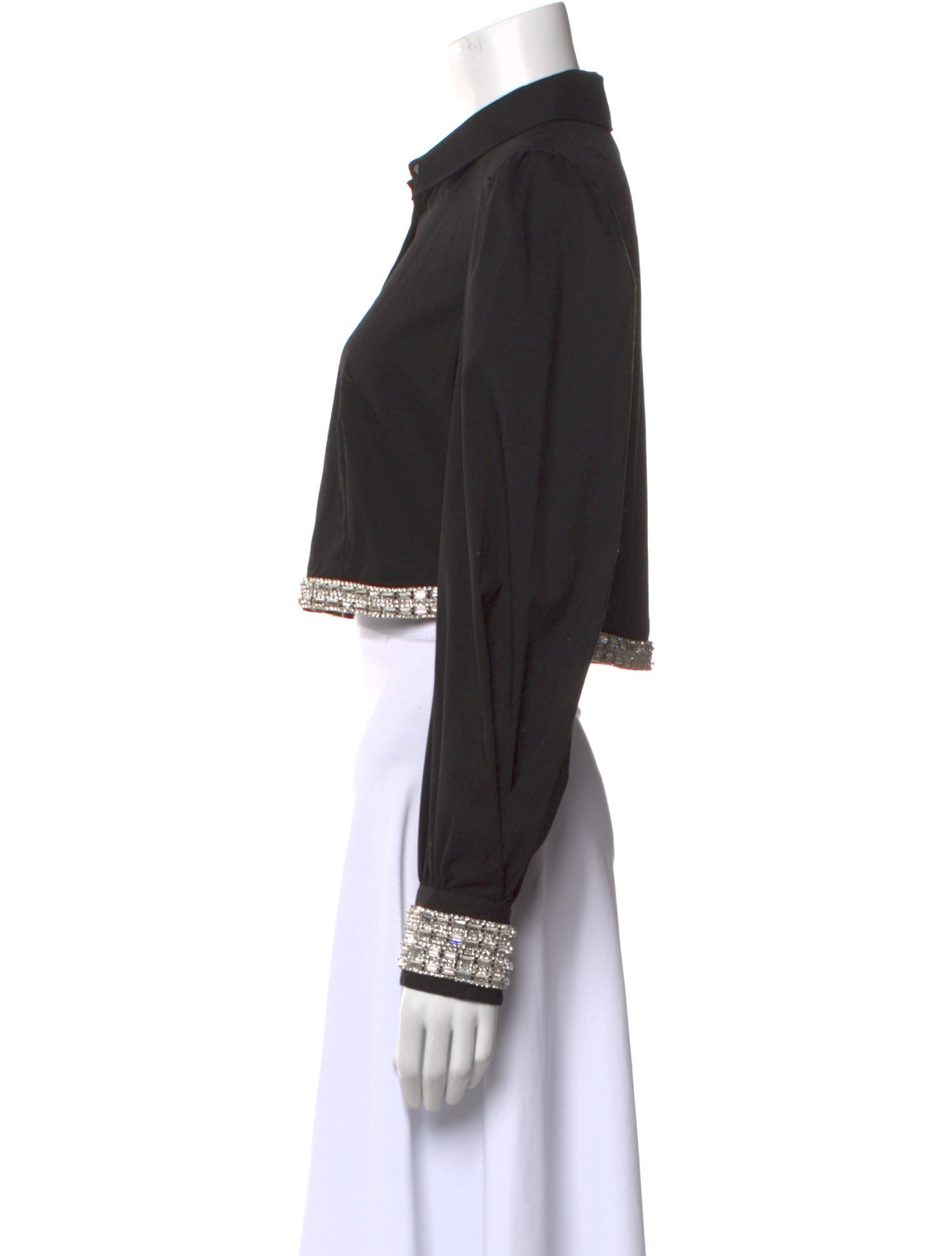 Cinq à Sept Long Sleeve Crop Top w/ Tags