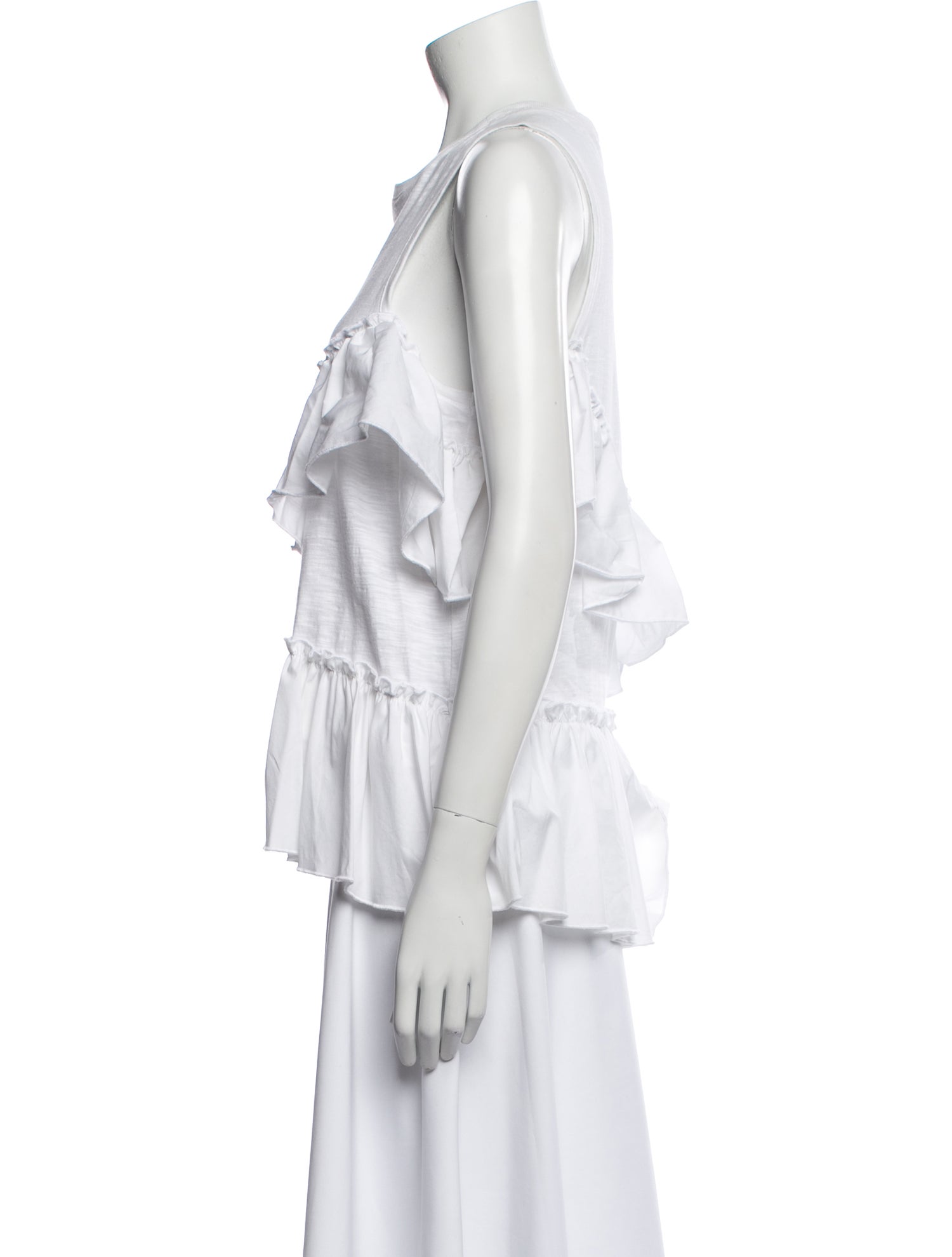 Cinq à Sept Scoop Neck Sleeveless Top