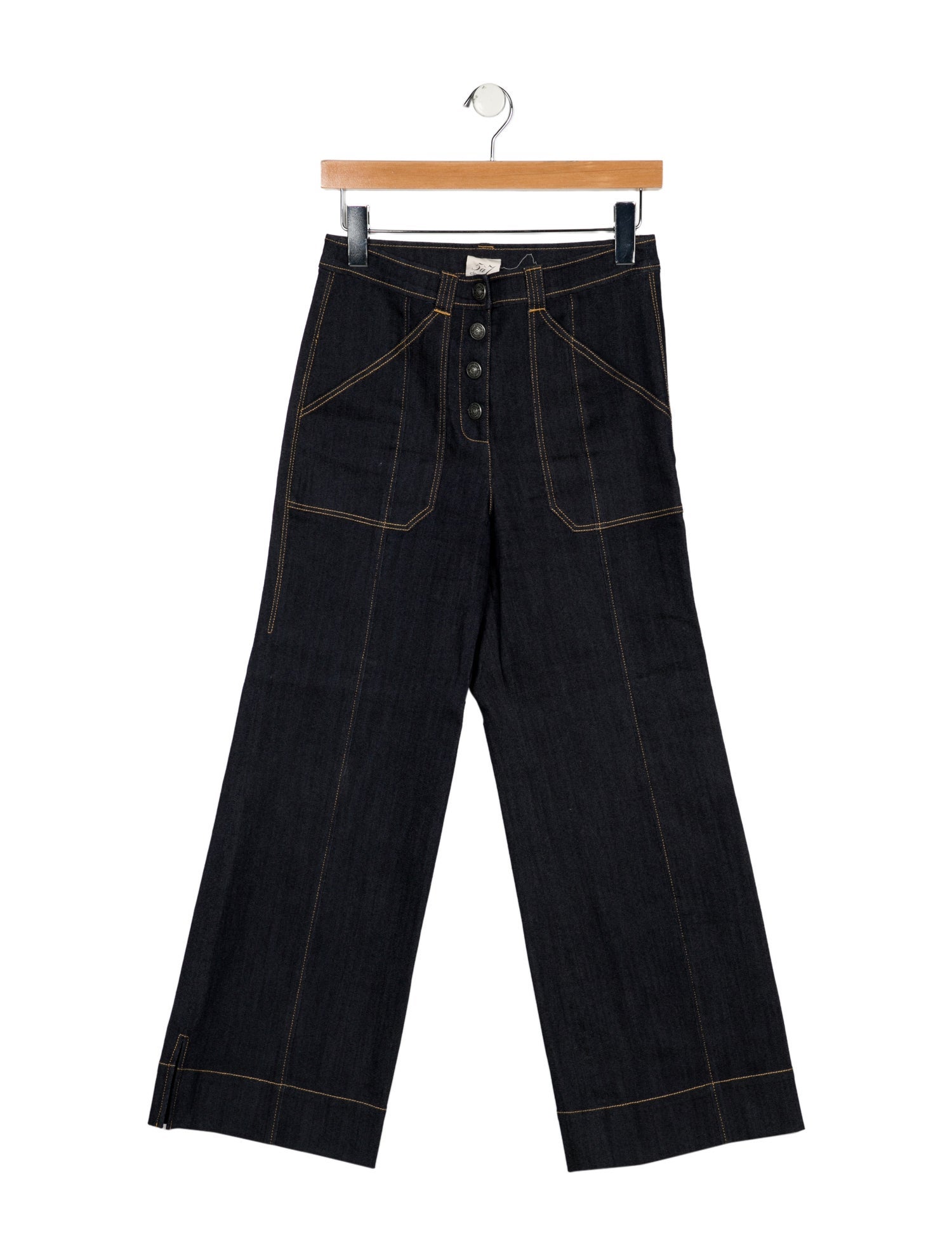 Cinq à Sept High-Rise Wide Leg Jeans