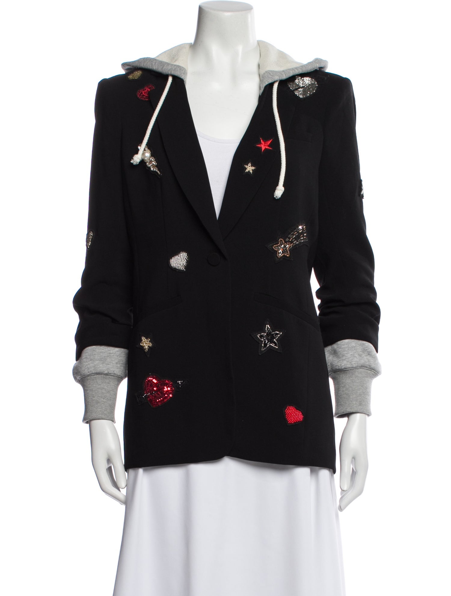 Cinq à Sept Graphic Print Blazer