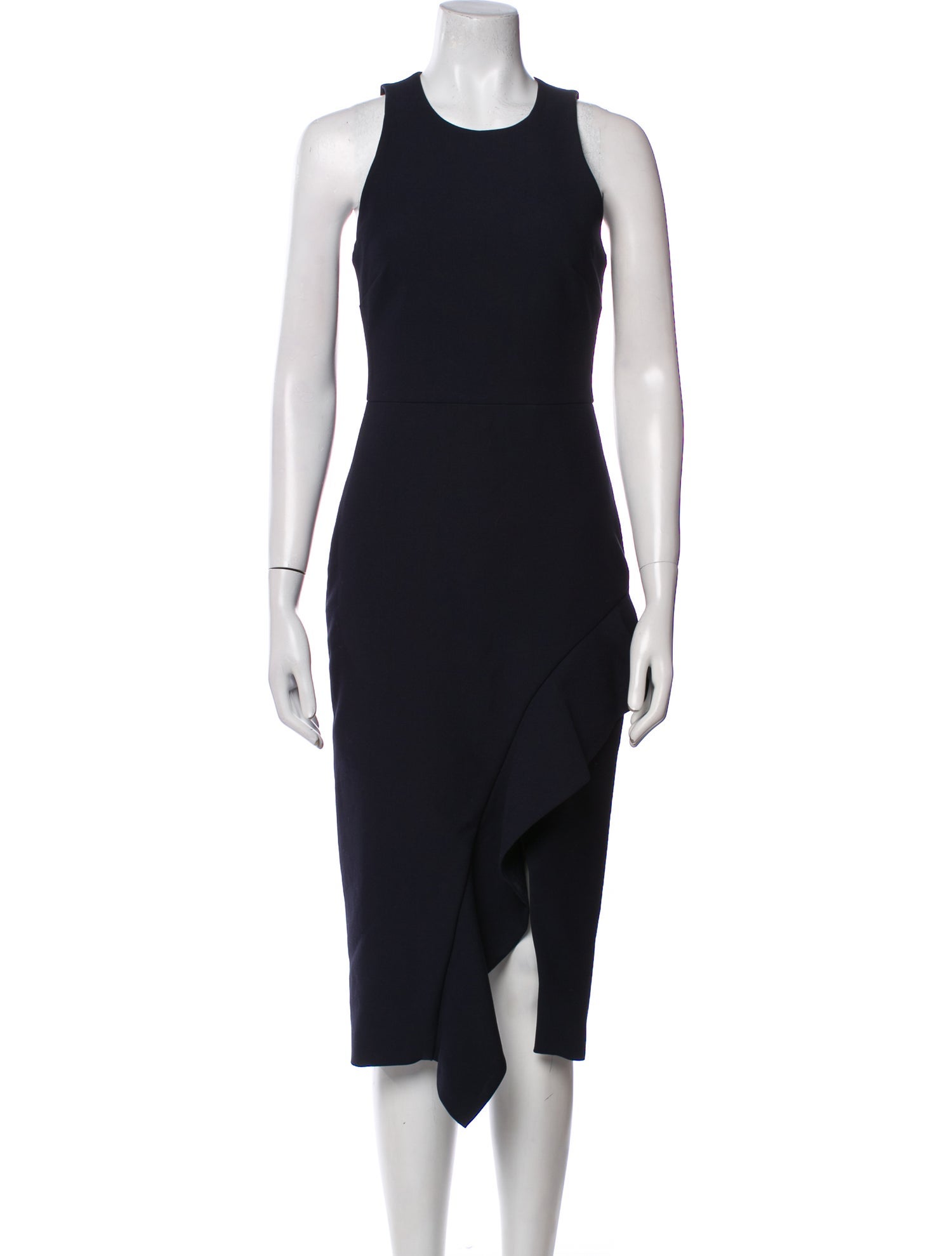 Cinq à Sept Crew Neck Midi Length Dress