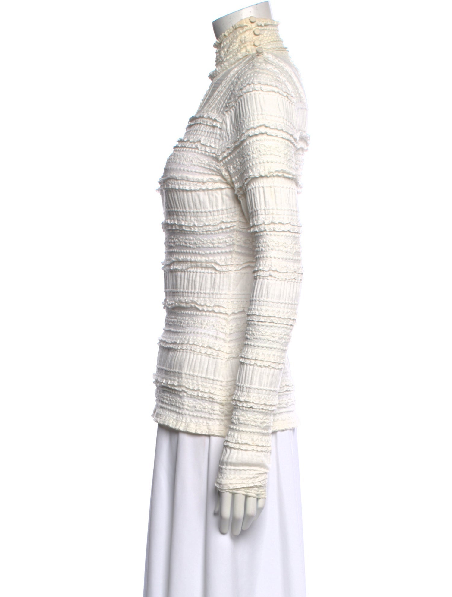 Cinq à Sept Turtleneck Long Sleeve Sweatshirt