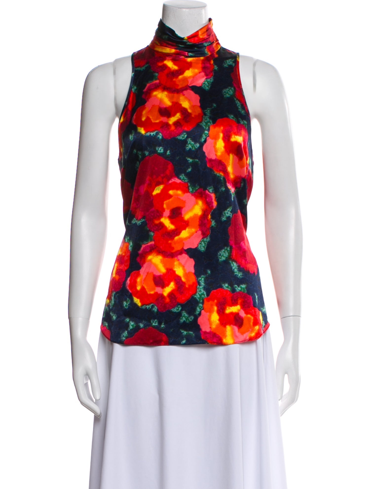 Cinq à Sept Silk Floral Print Blouse