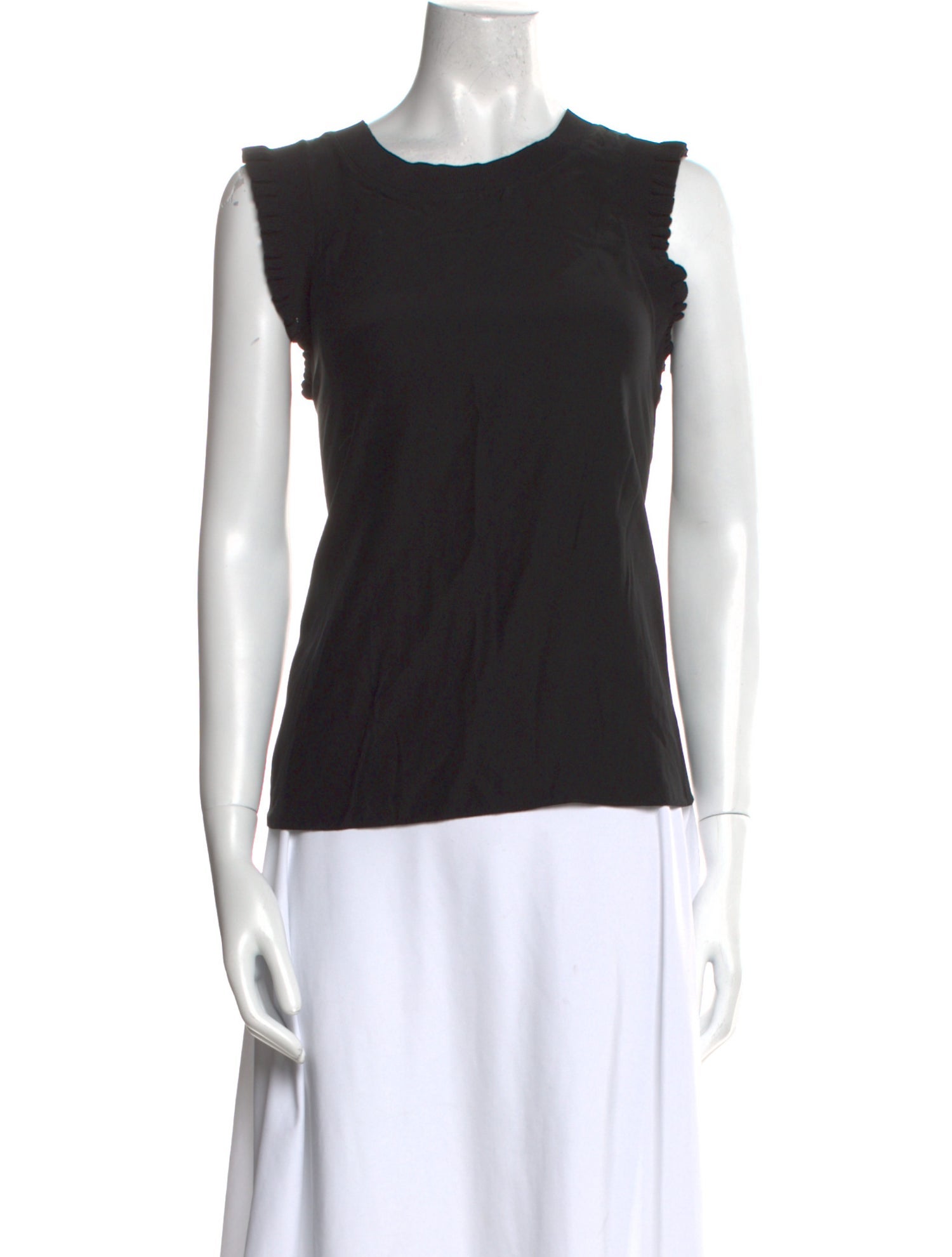 Cinq à Sept Silk Crew Neck Top