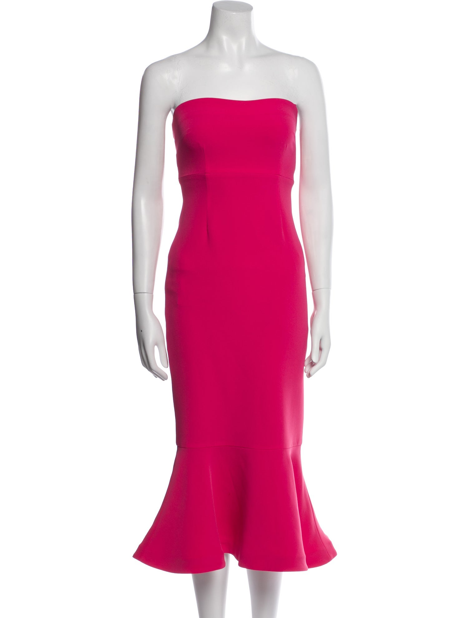 Cinq à Sept Strapless Knee-Length Dress