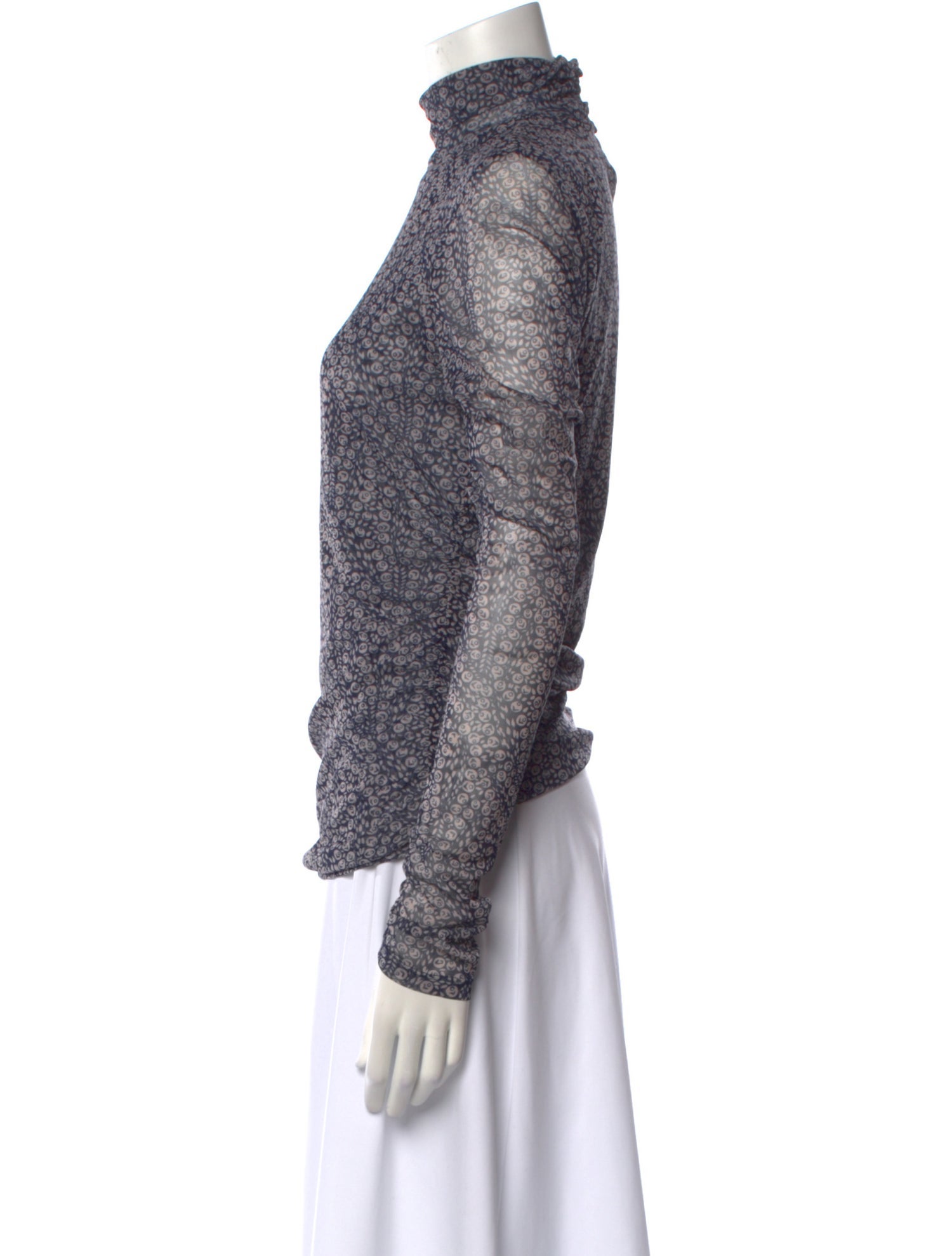 Cinq à Sept Turtleneck Long Sleeve Sweatshirt