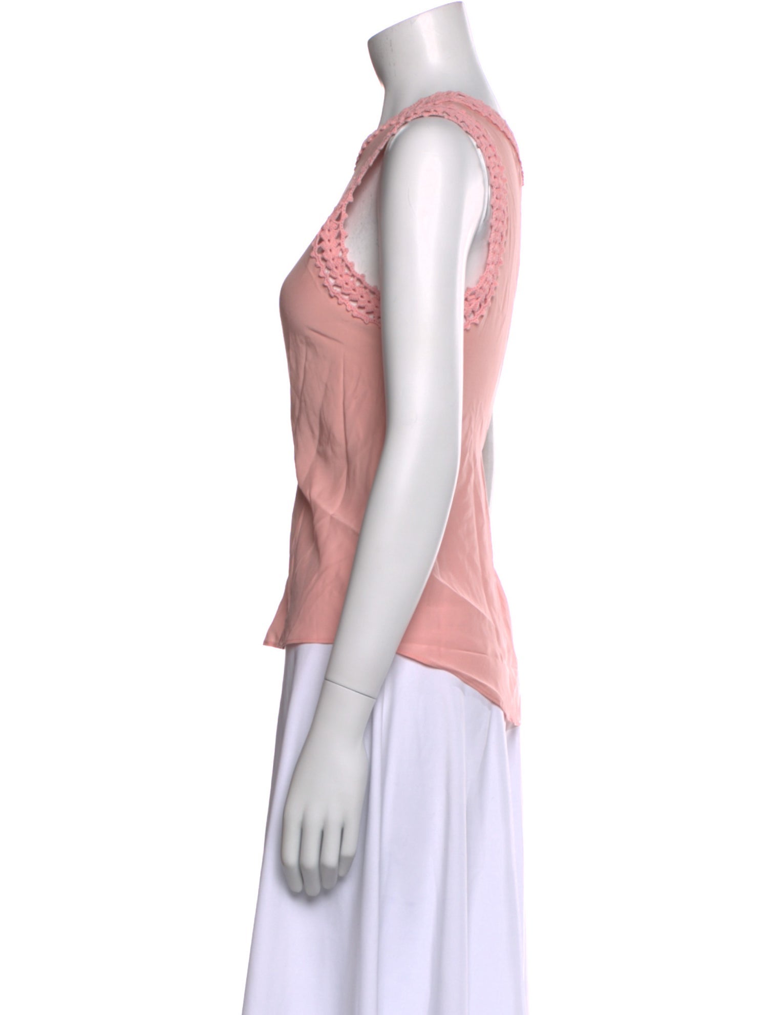 Cinq à Sept Silk Scoop Neck Blouse