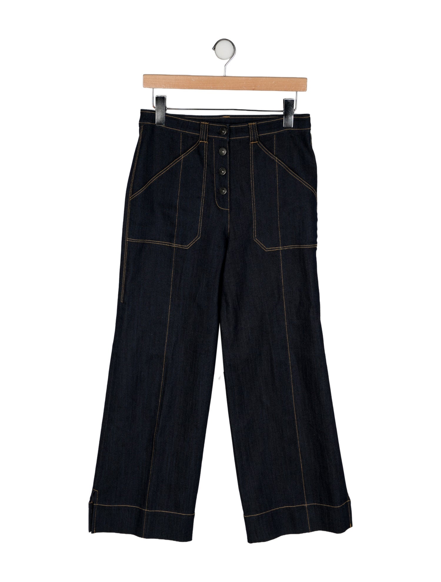 Cinq à Sept High-Rise Wide Leg Jeans