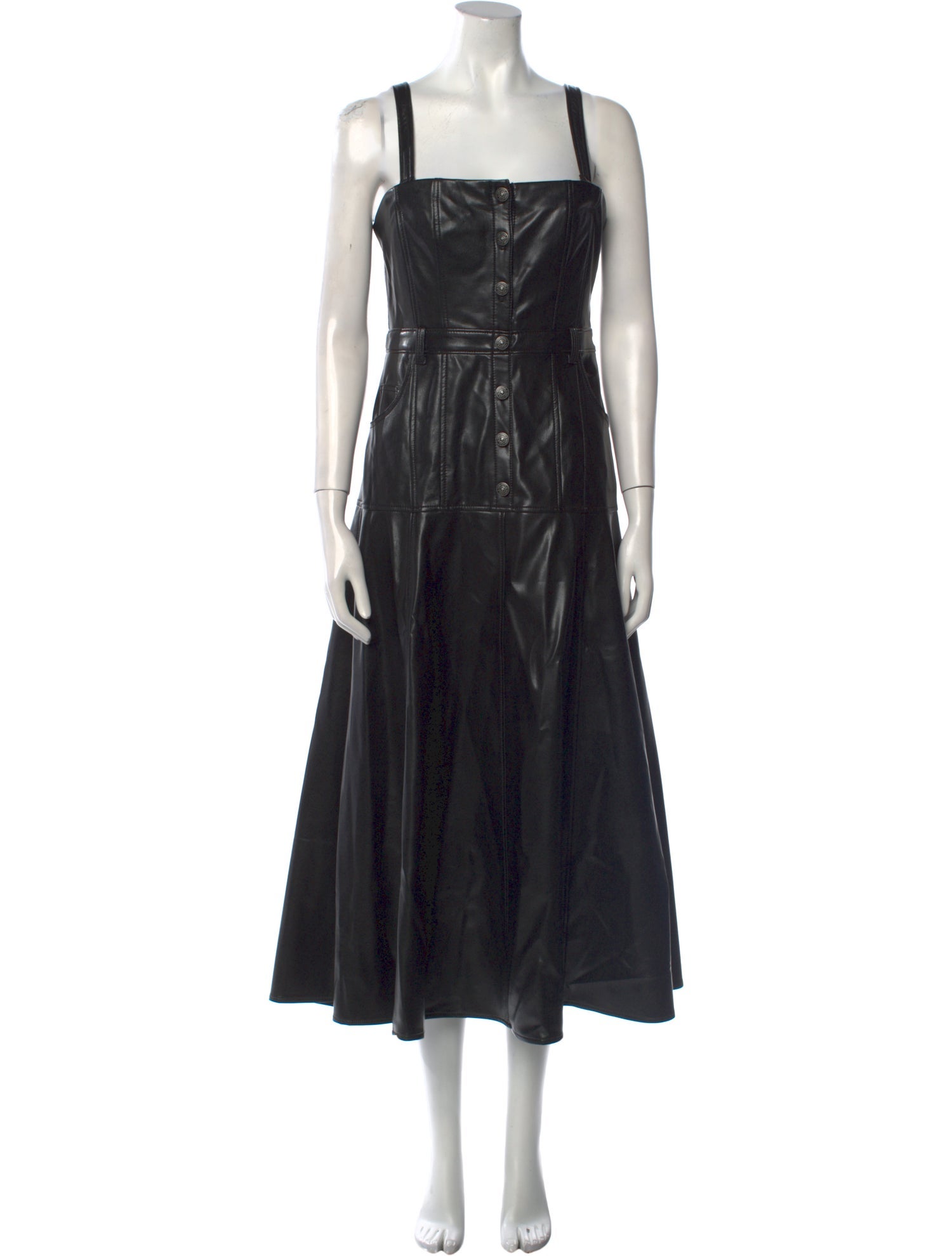 Cinq à Sept Square Neckline Midi Length Dress w/ Tags