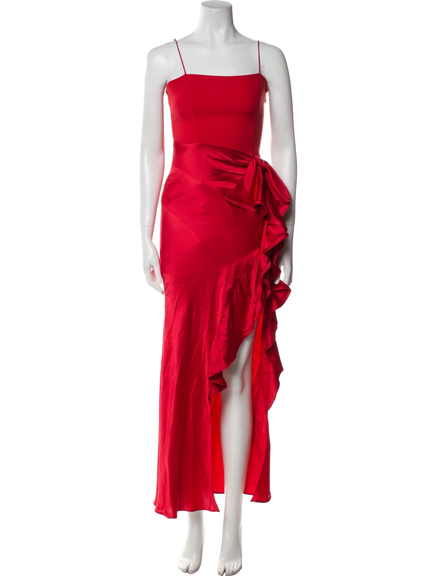 Cinq à Sept Square Neckline Long Dress