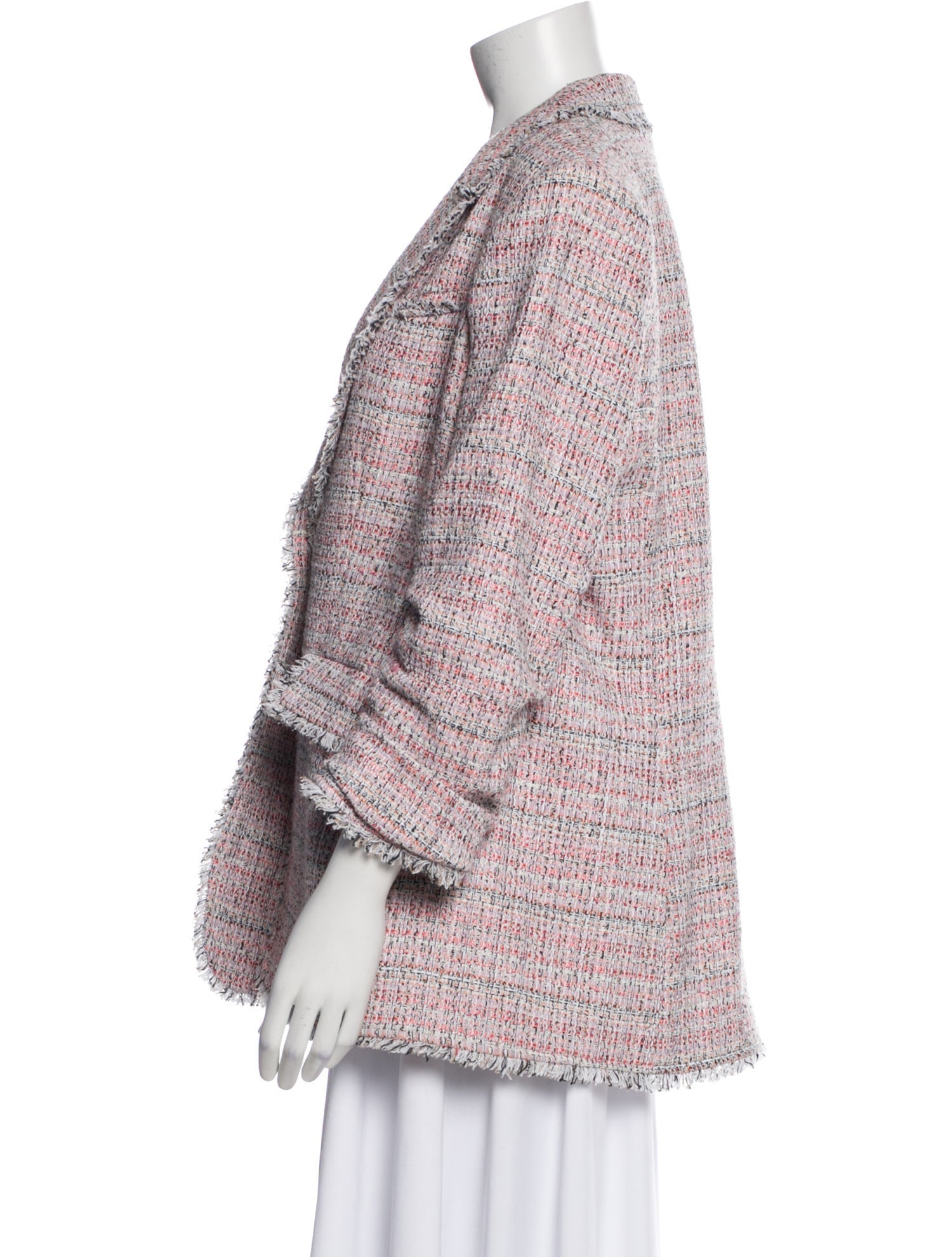 Cinq à Sept Tweed Pattern Blazer