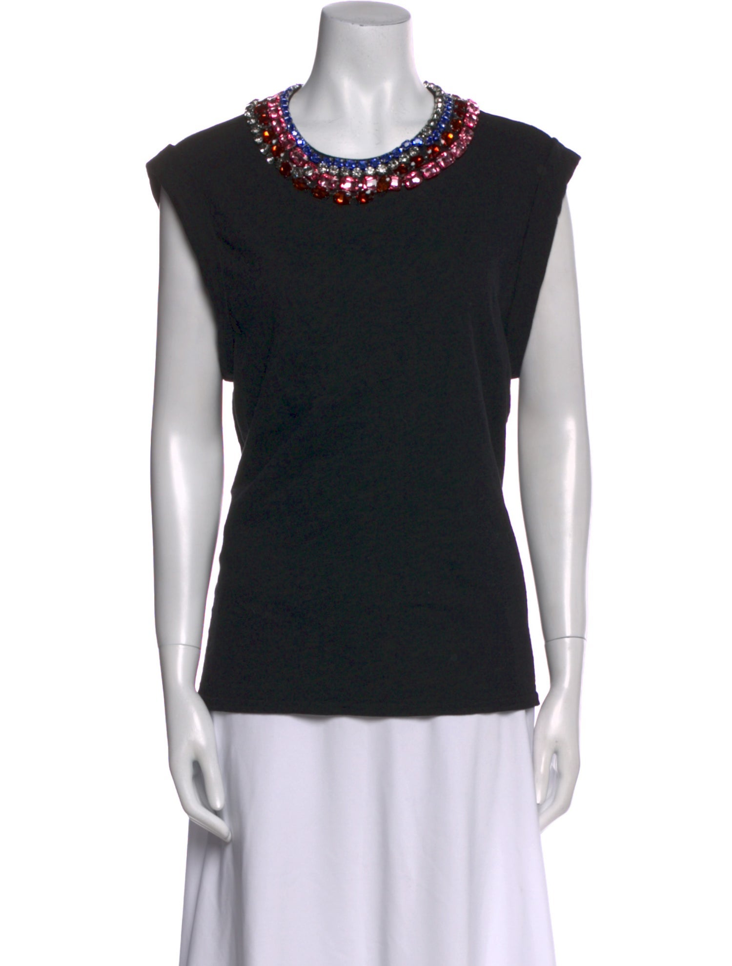 Cinq à Sept Crew Neck Short Sleeve T-Shirt