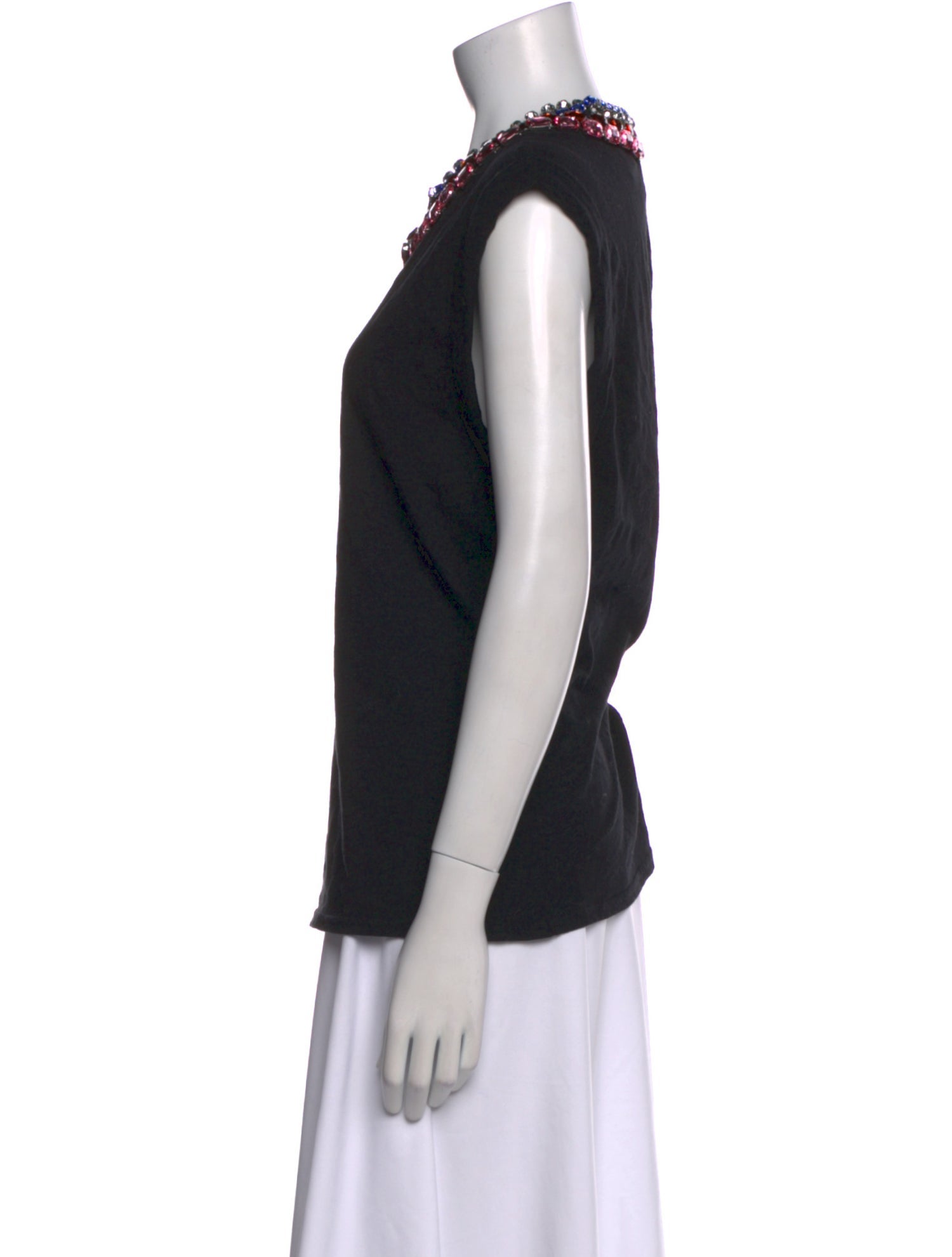 Cinq à Sept Crew Neck Short Sleeve T-Shirt