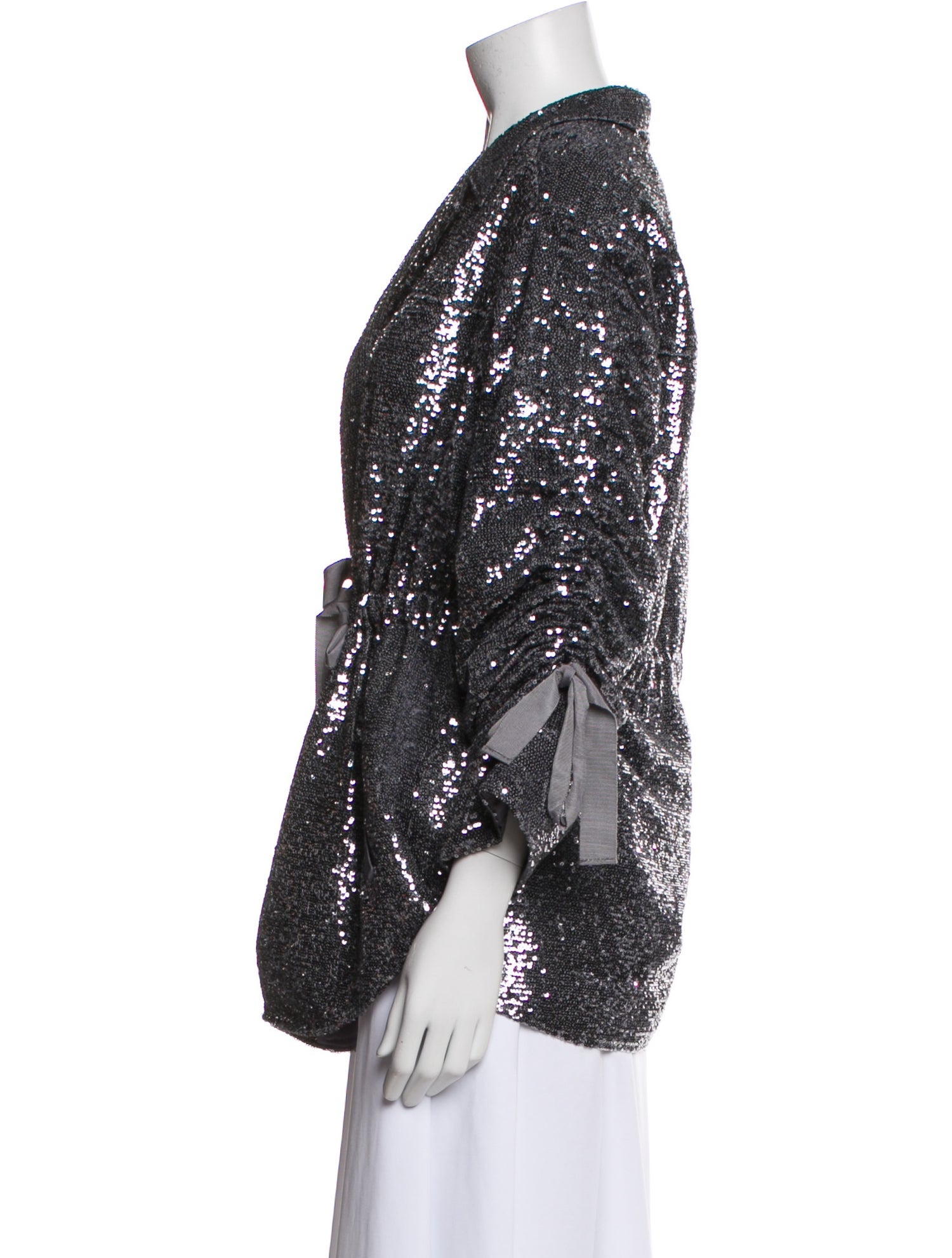 Cinq à Sept Sequin Printed Evening Jacket