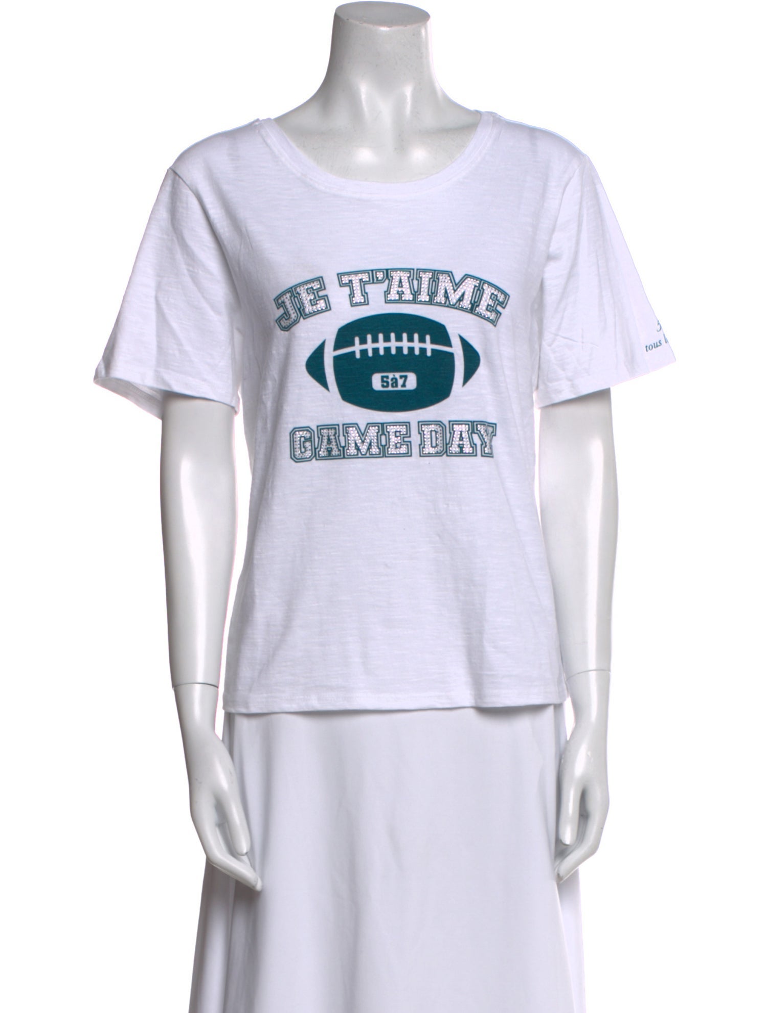 Cinq à Sept Graphic Print Crew Neck T-Shirt