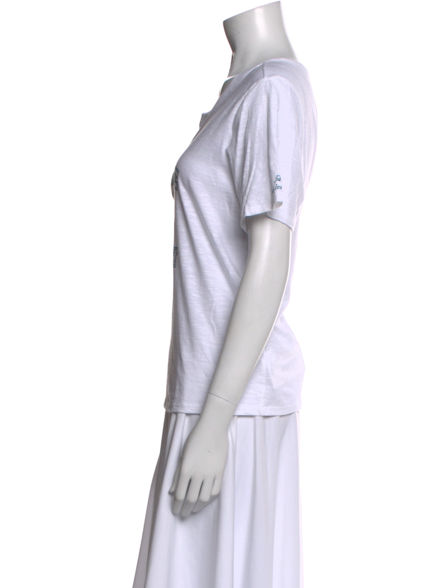 Cinq à Sept Graphic Print Crew Neck T-Shirt