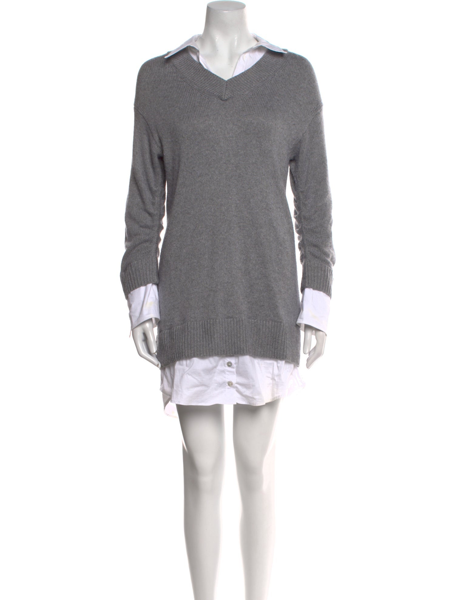 Cinq à Sept V-Neck Mini Dress