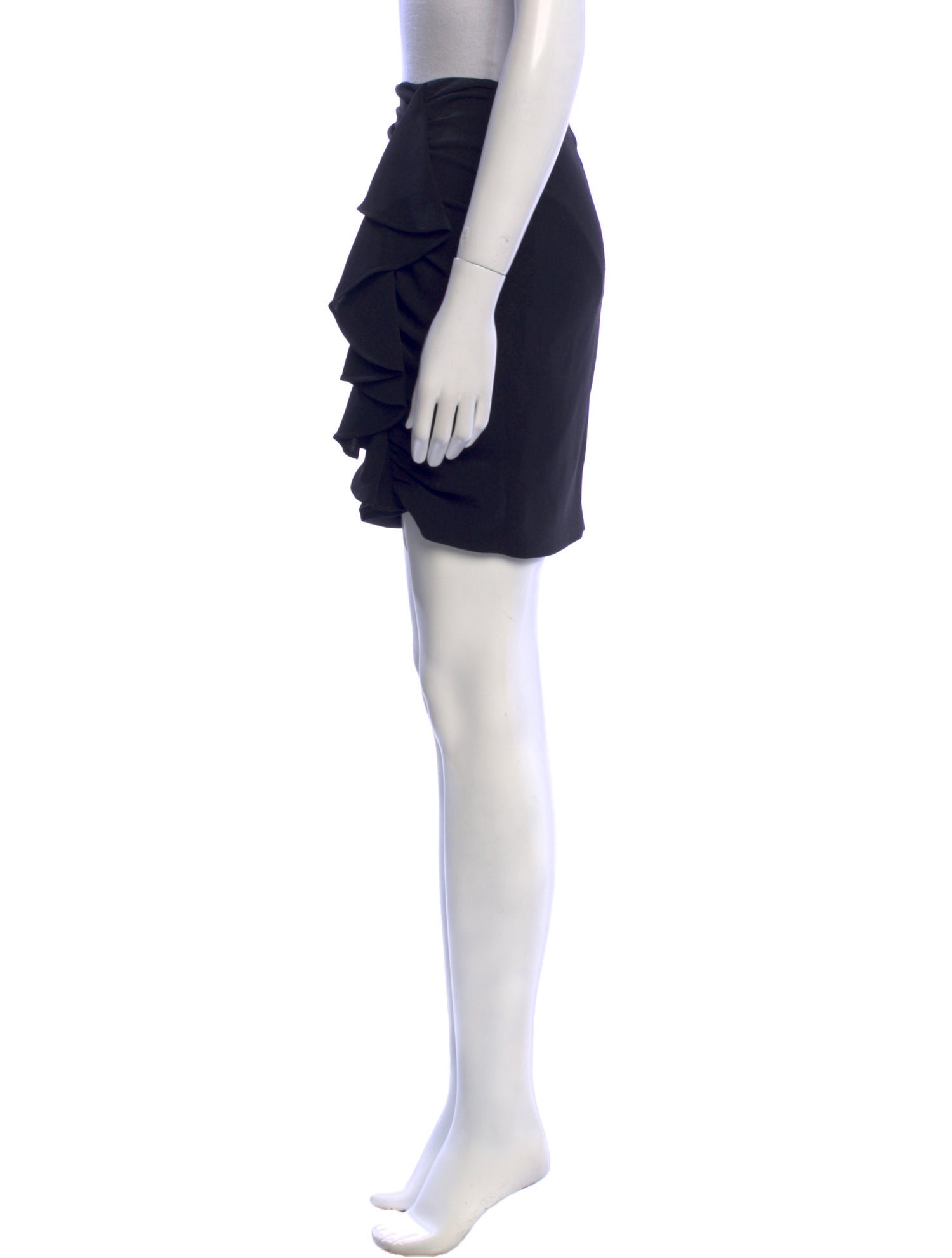 Cinq à Sept Ruffle Embellishment Mini Skirt