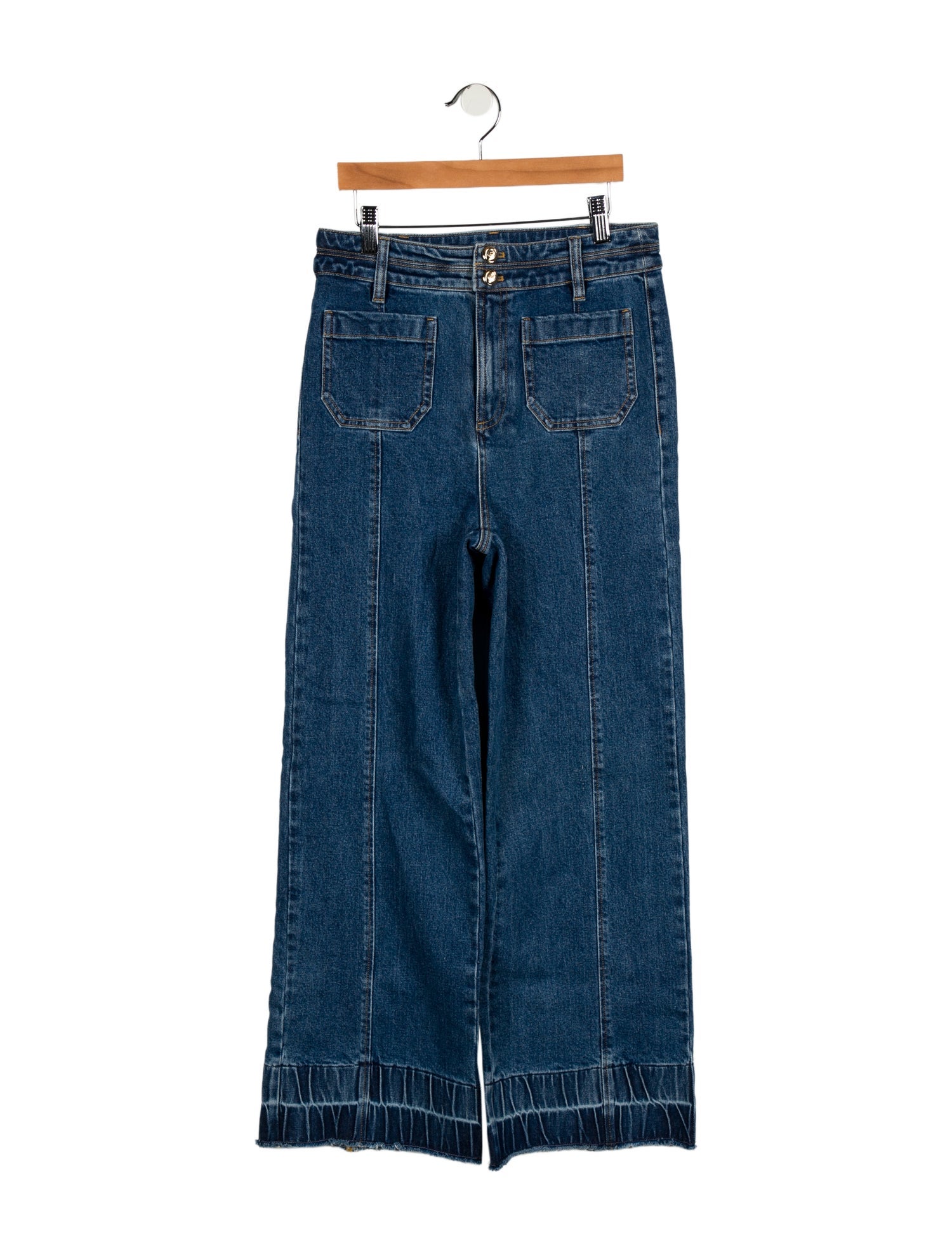 Cinq à Sept Mid-Rise Wide Leg Jeans w/ Tags
