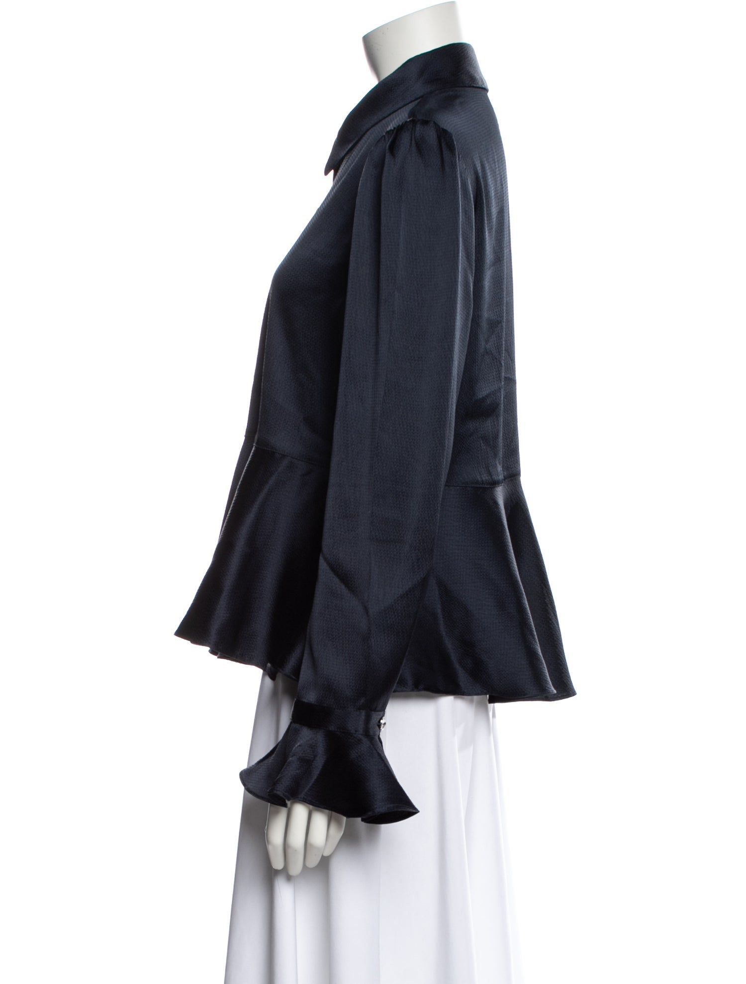 Cinq à Sept Long Sleeve Button-Up Top