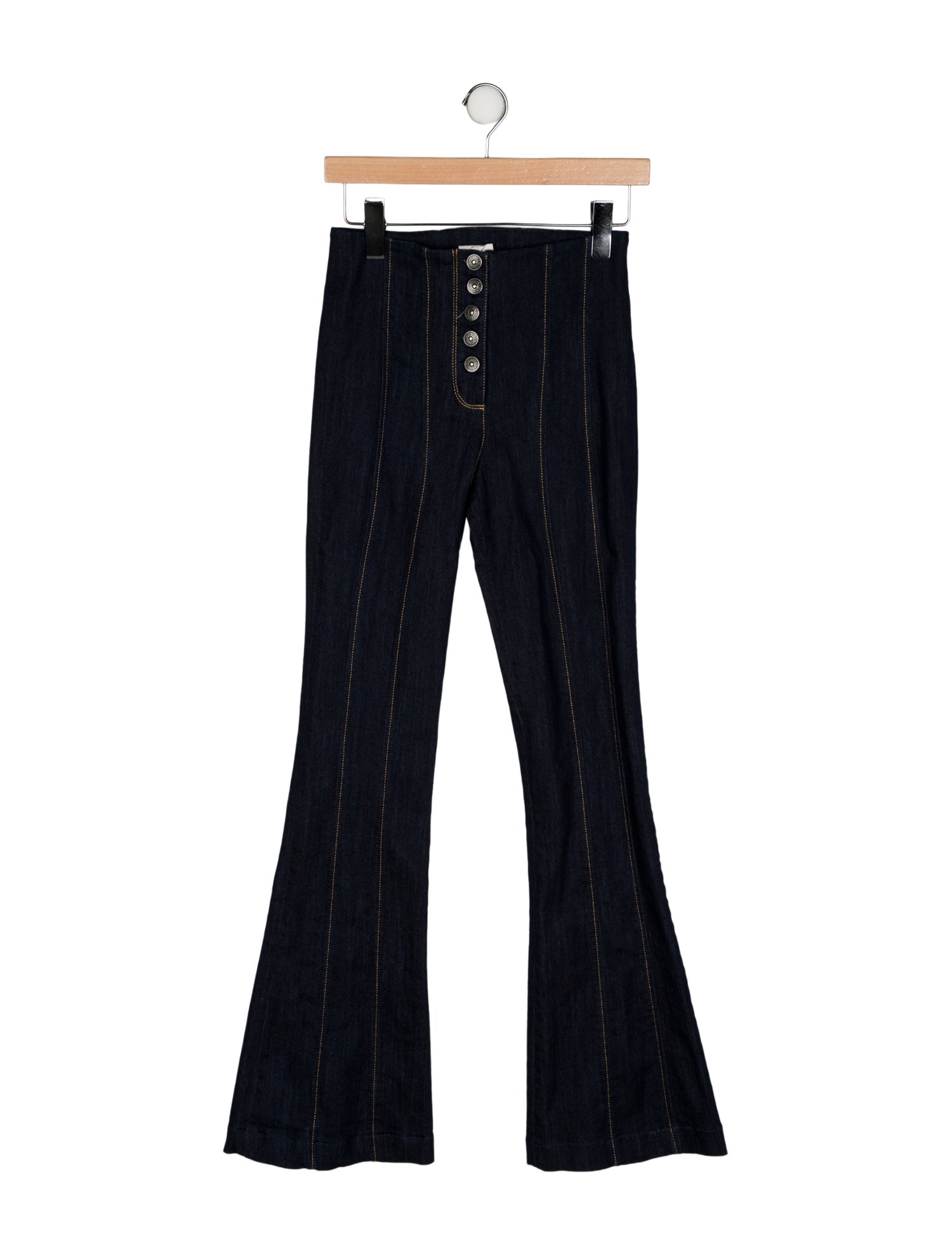 Cinq à Sept Mid-Rise Wide Leg Jeans