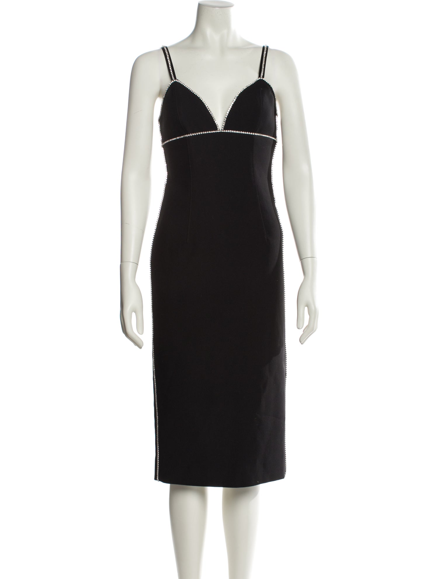 Cinq à Sept V-Neck Midi Length Dress