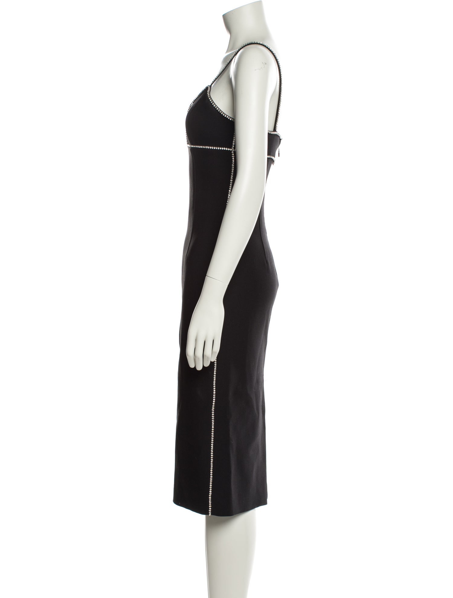 Cinq à Sept V-Neck Midi Length Dress