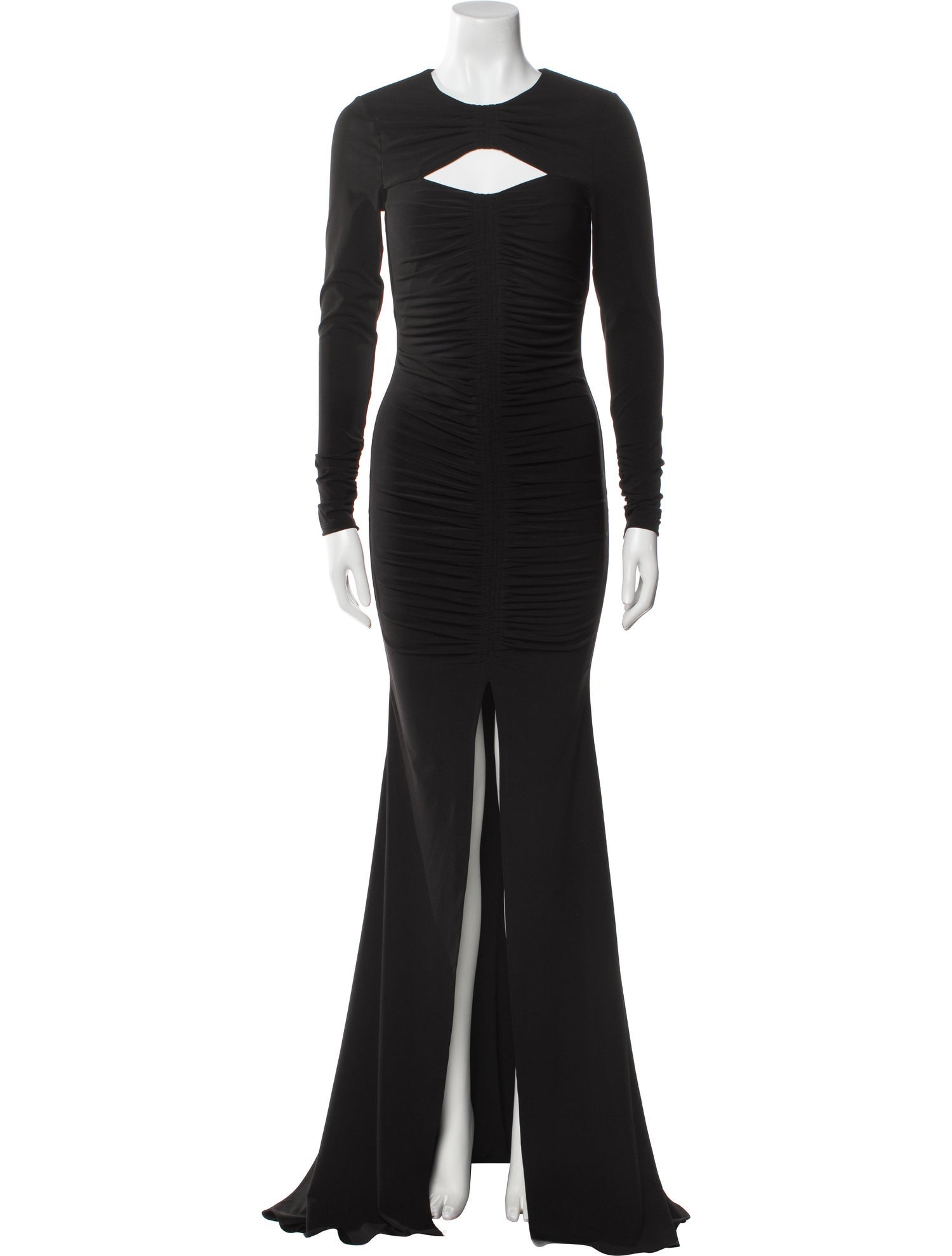 Cinq à Sept Crew Neck Long Dress