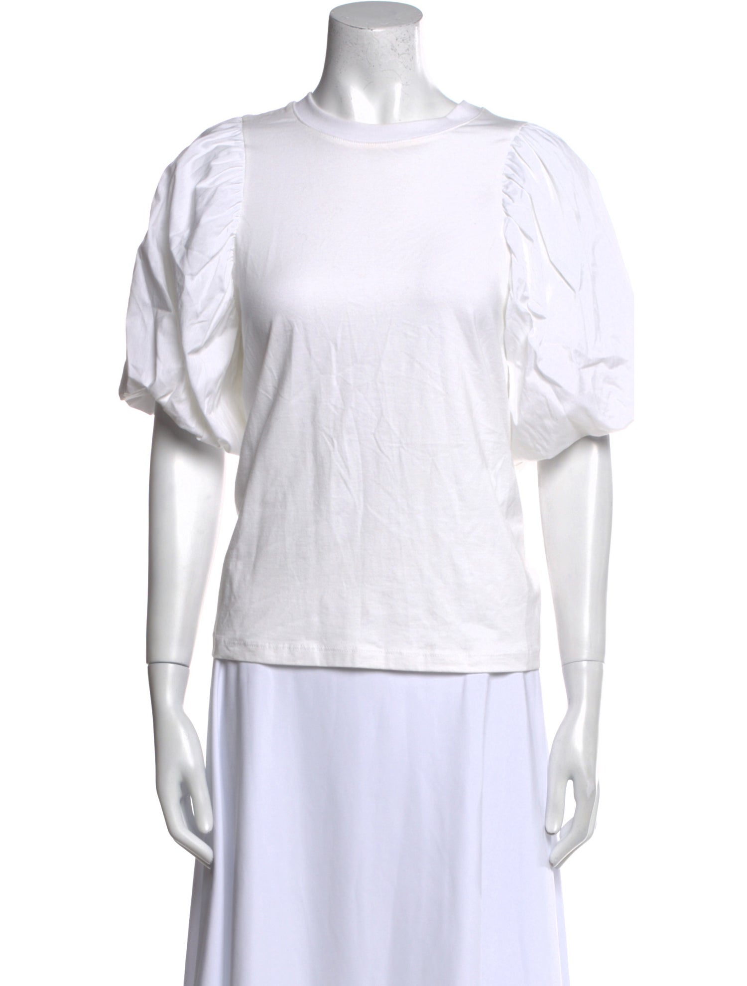 Cinq à Sept Bateau Neckline Short Sleeve T-Shirt