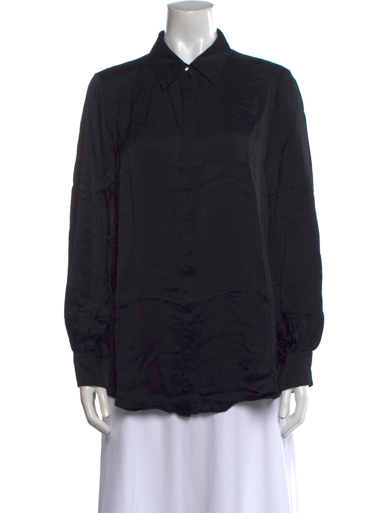 Cinq à Sept Long Sleeve Button-Up Top