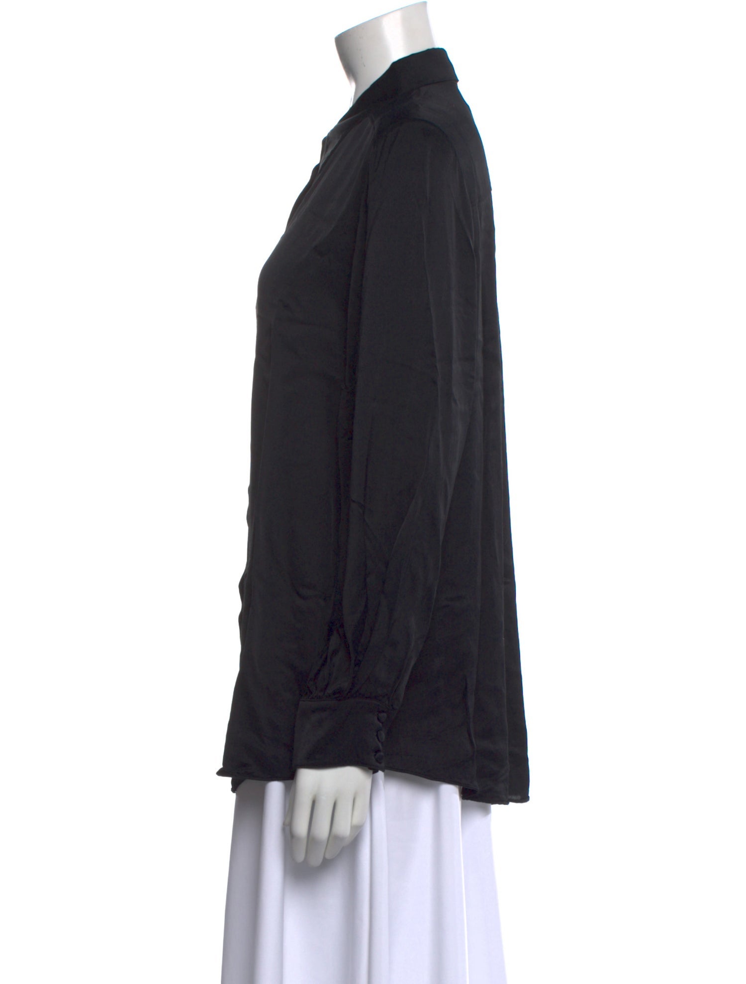 Cinq à Sept Long Sleeve Button-Up Top