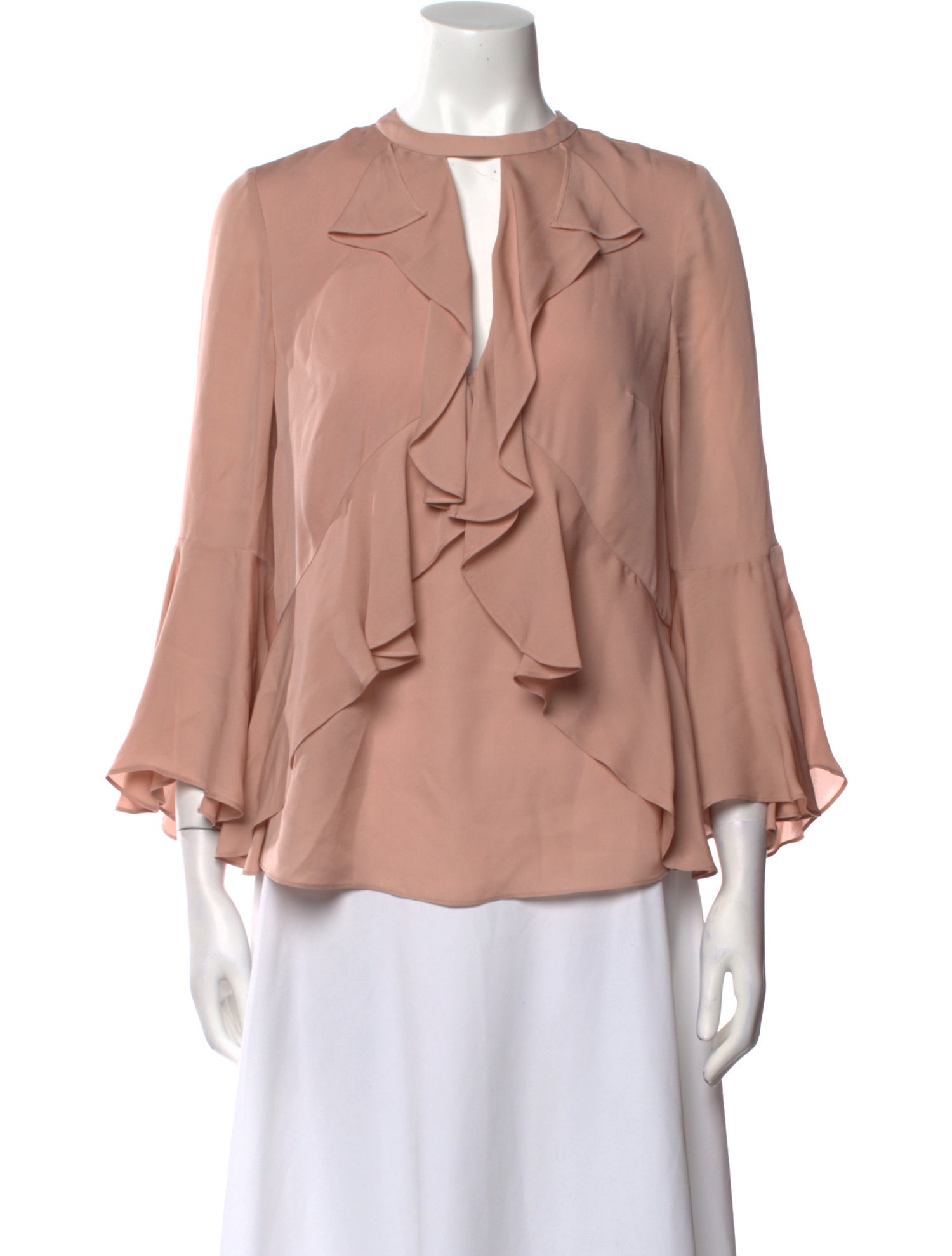 Cinq à Sept Silk V-Neck Blouse