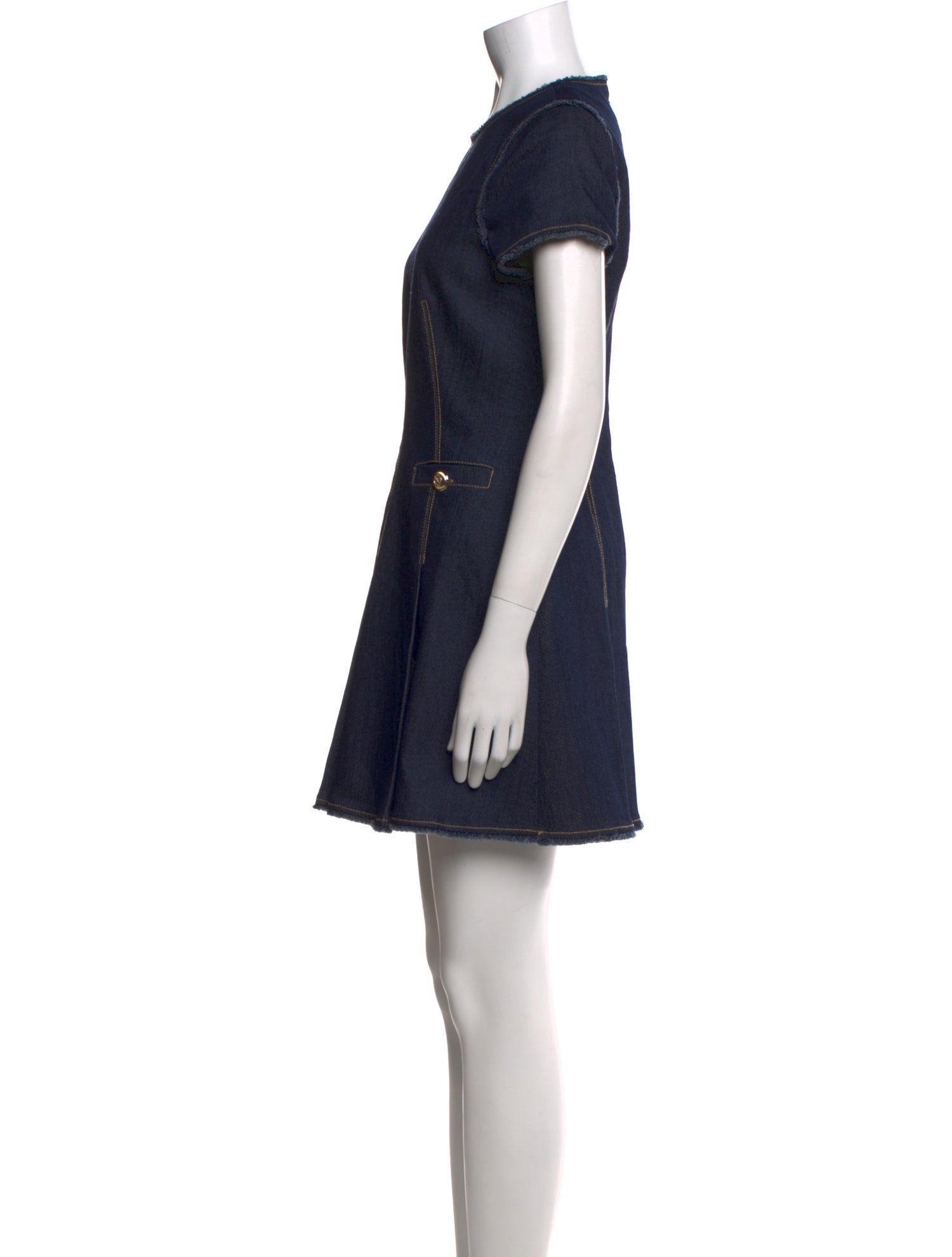 Cinq à Sept Crew Neck Mini Dress