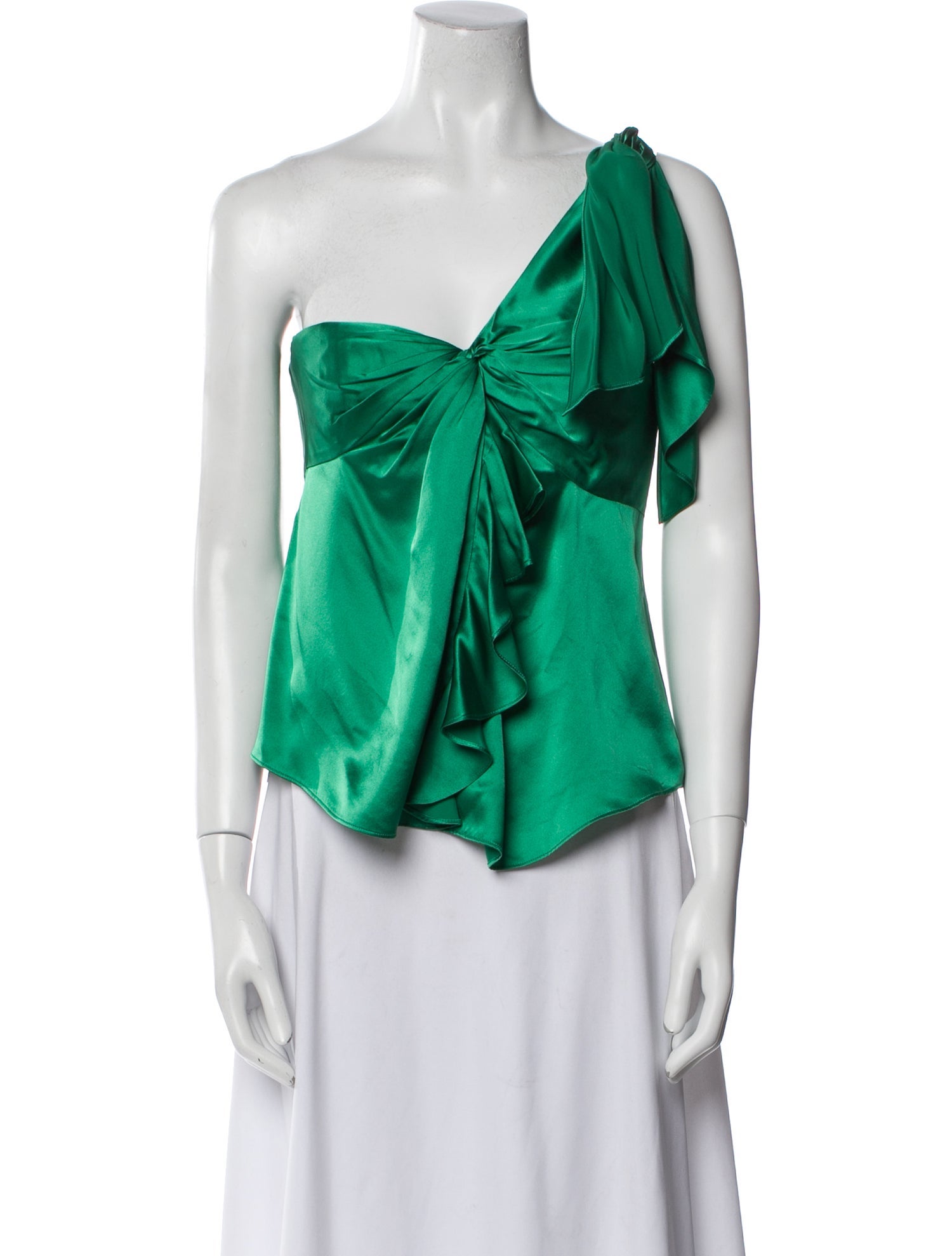 Cinq à Sept Silk One-Shoulder Blouse