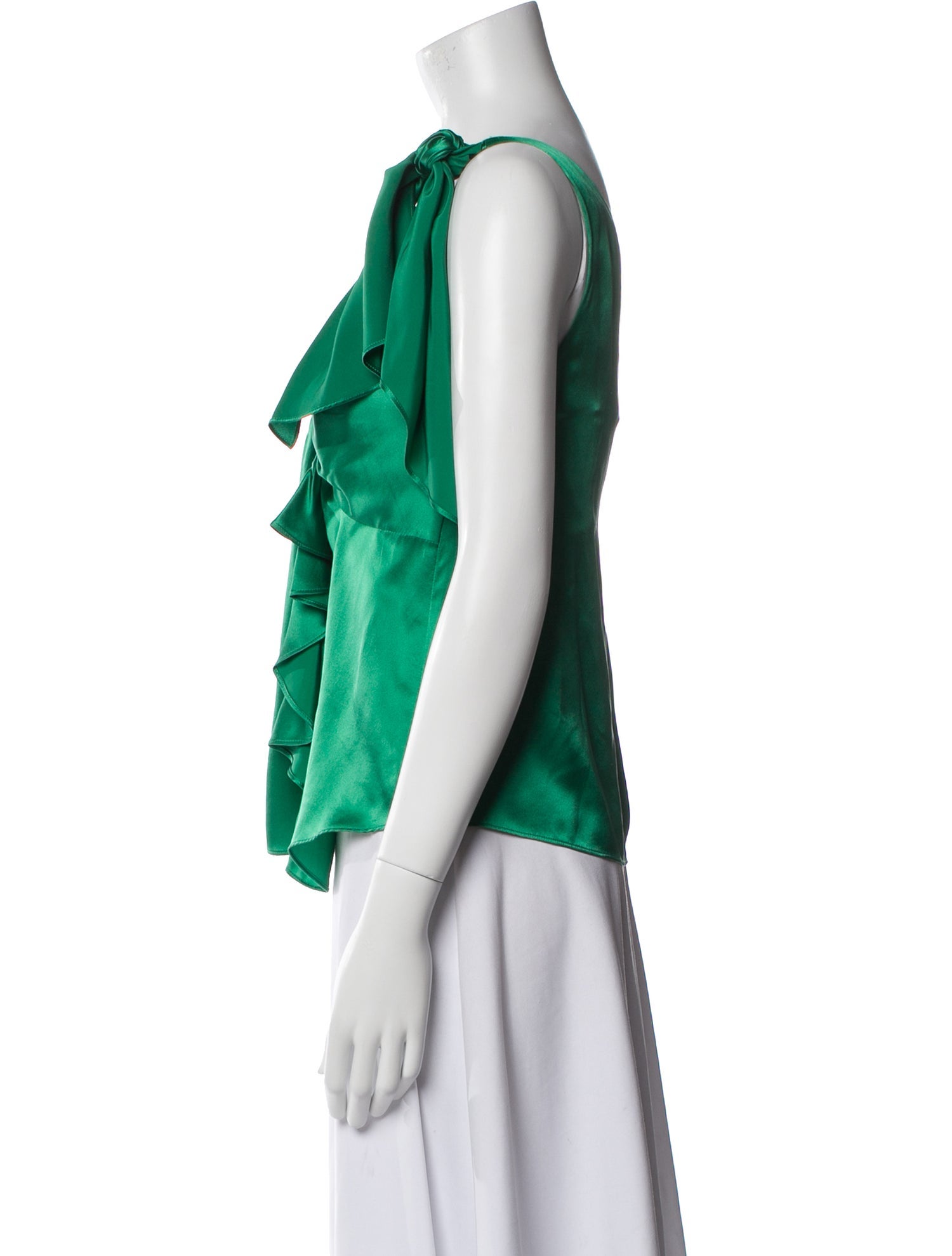 Cinq à Sept Silk One-Shoulder Blouse