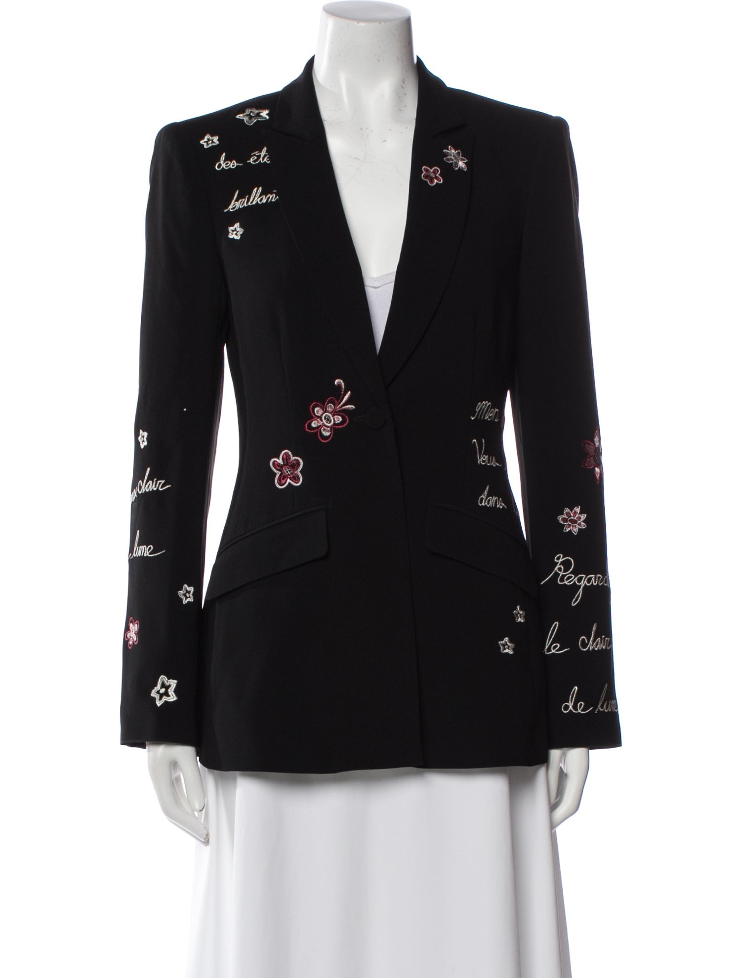 Cinq à Sept Floral Print Blazer