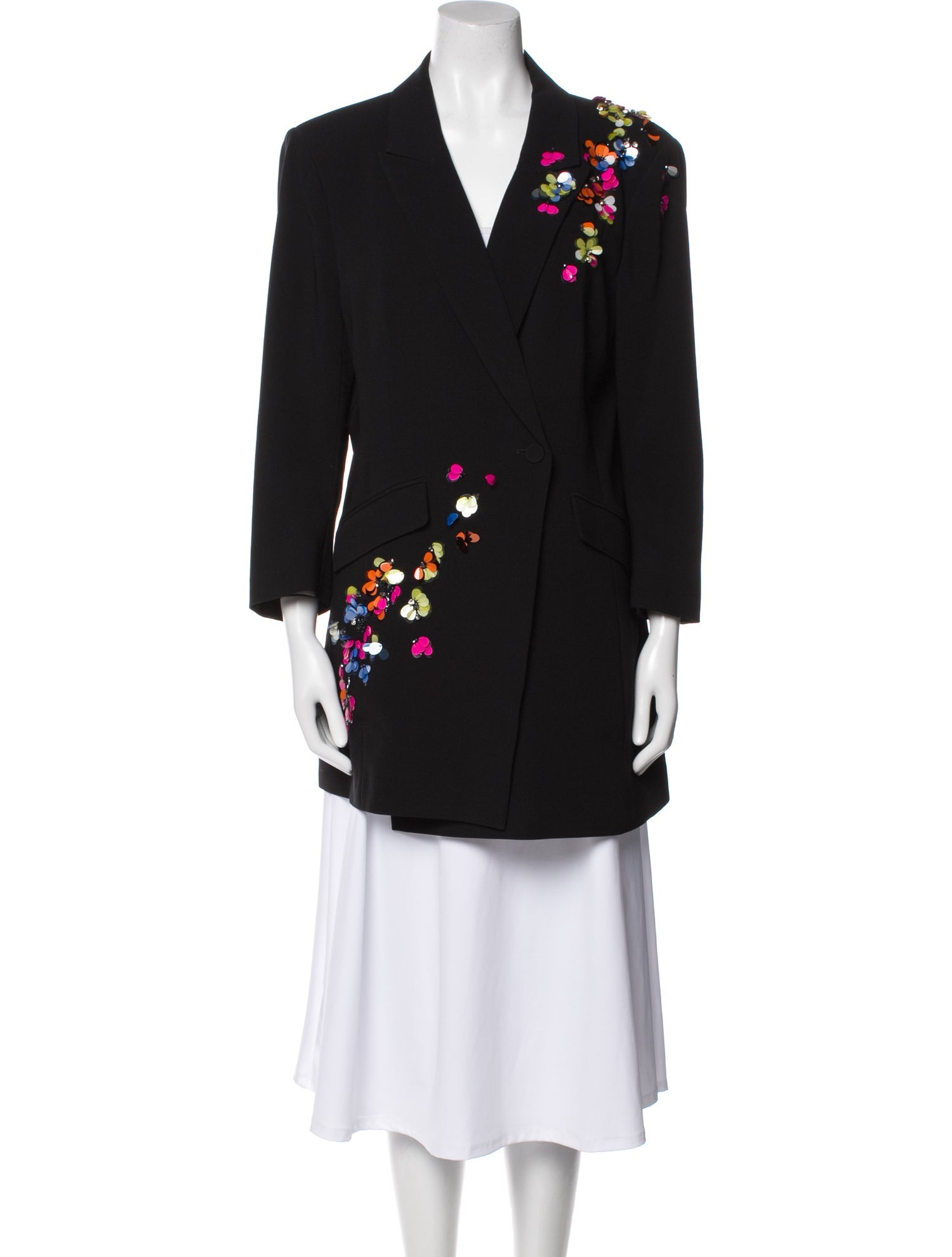 Cinq à Sept Floral Print Blazer