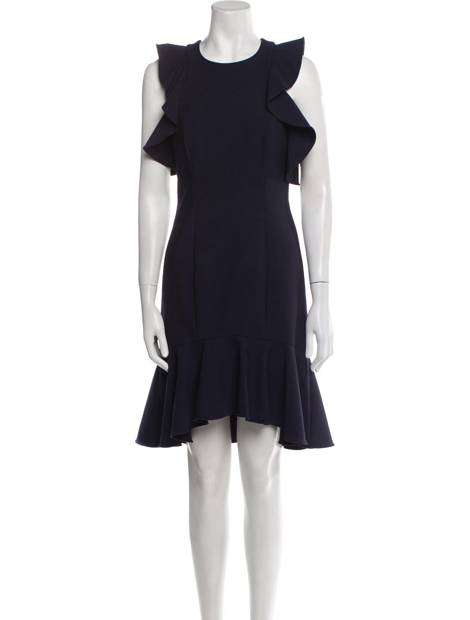 Cinq à Sept Crew Neck Knee-Length Dress