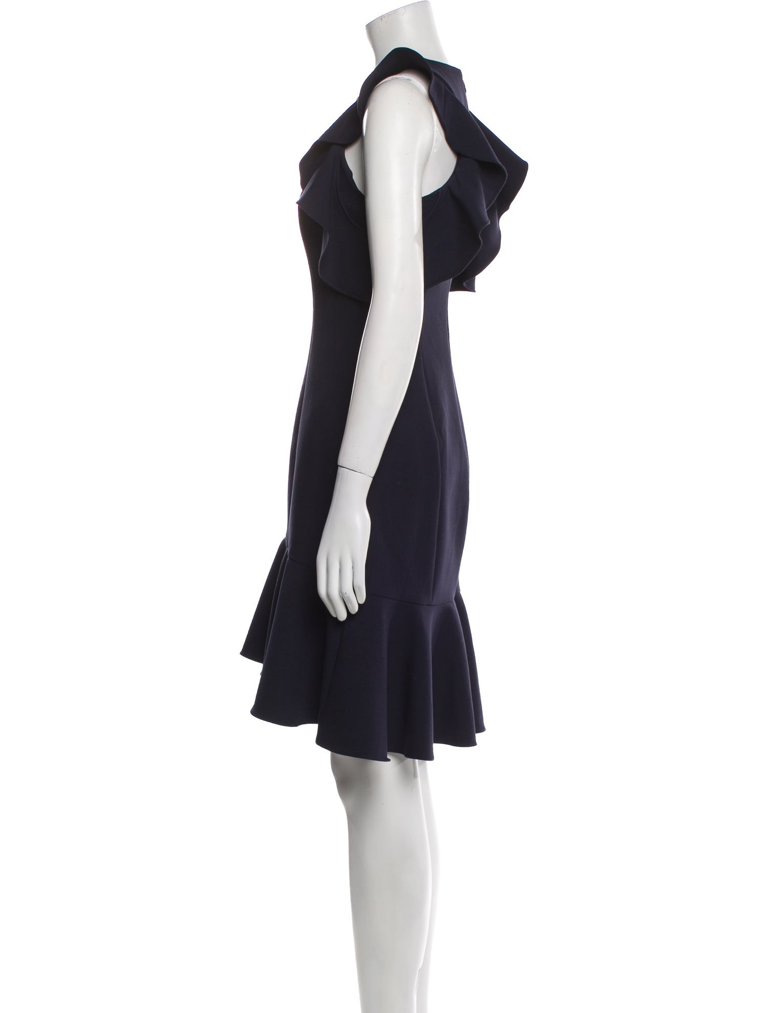 Cinq à Sept Crew Neck Knee-Length Dress