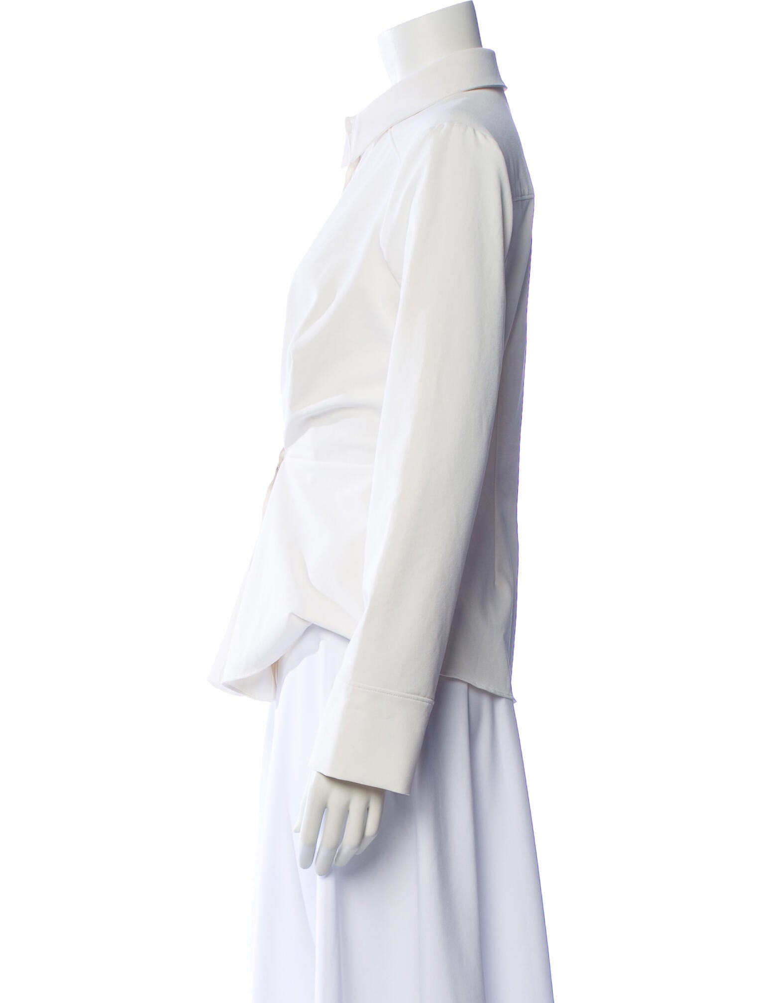 Cinq à Sept Long Sleeve Button-Up Top