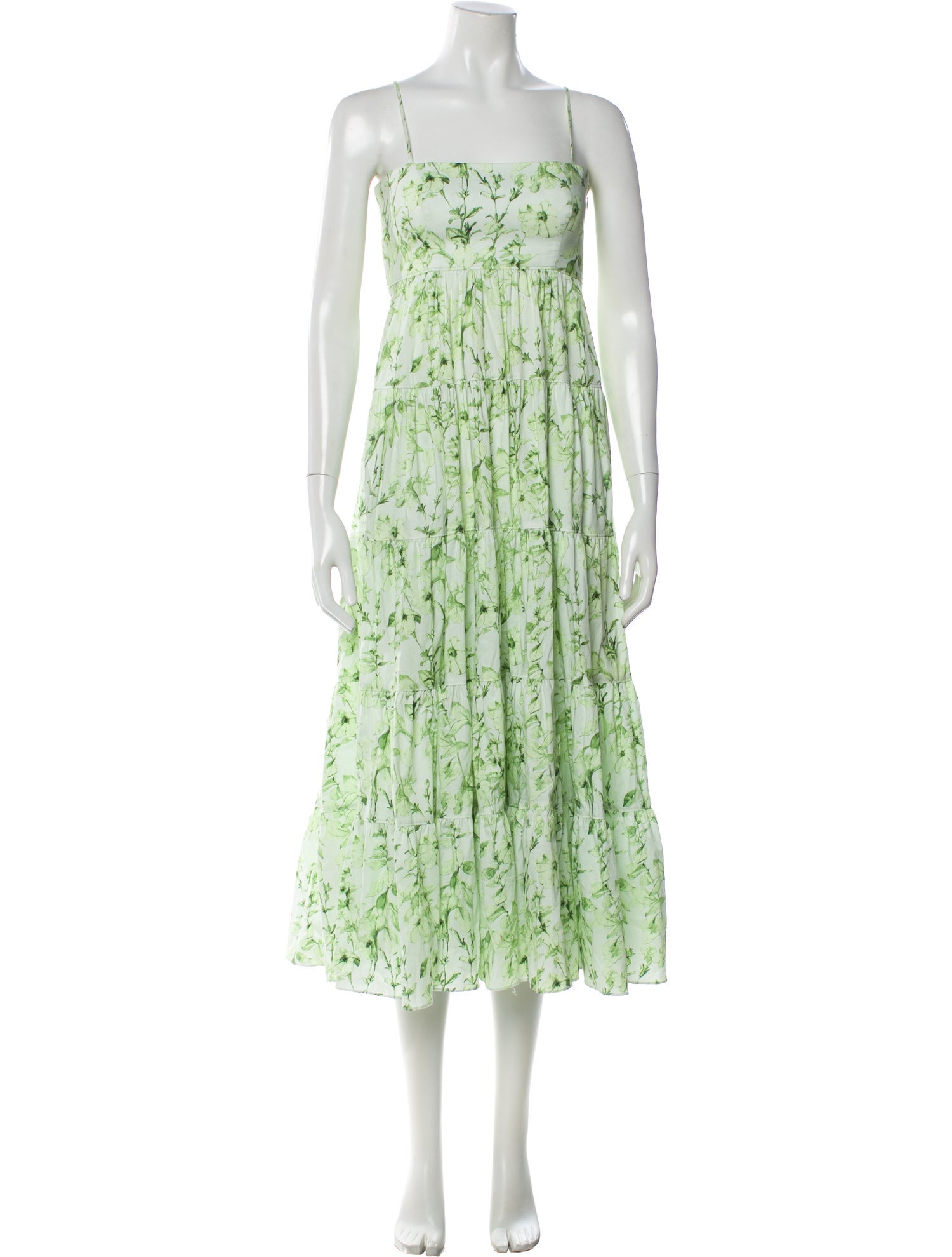 Cinq à Sept Floral Print Long Dress