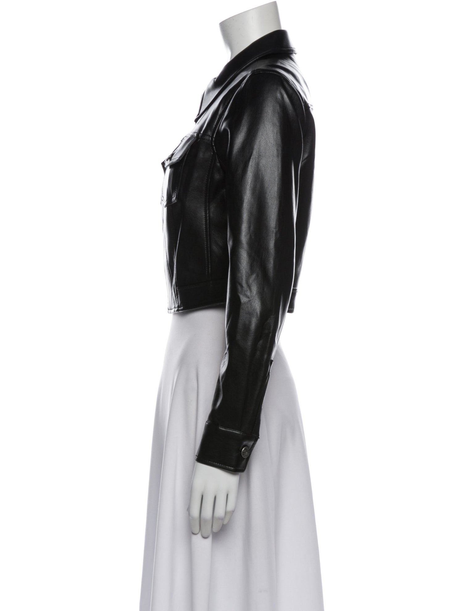 Cinq à Sept Leather Biker Jacket