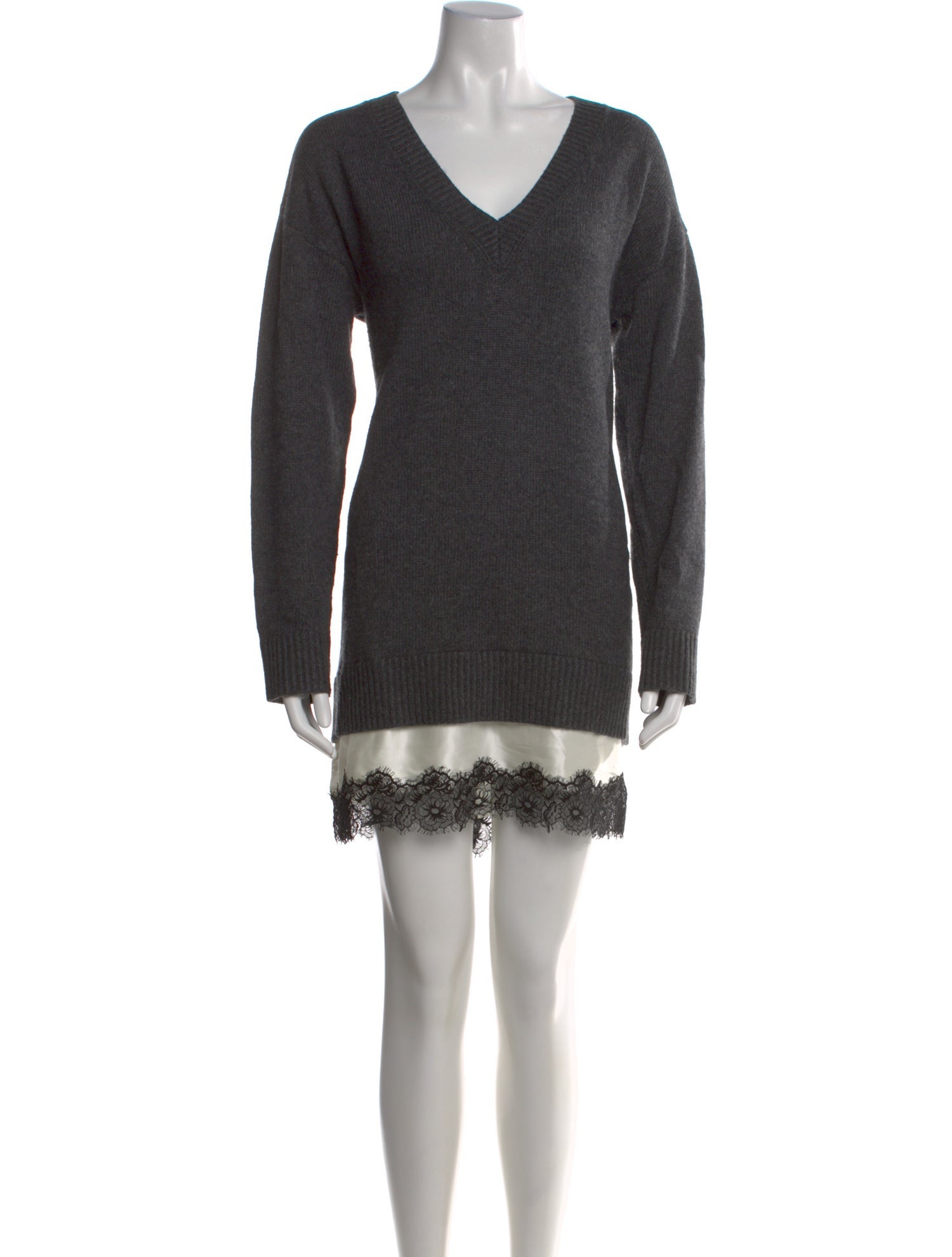 Cinq à Sept V-Neck Mini Dress