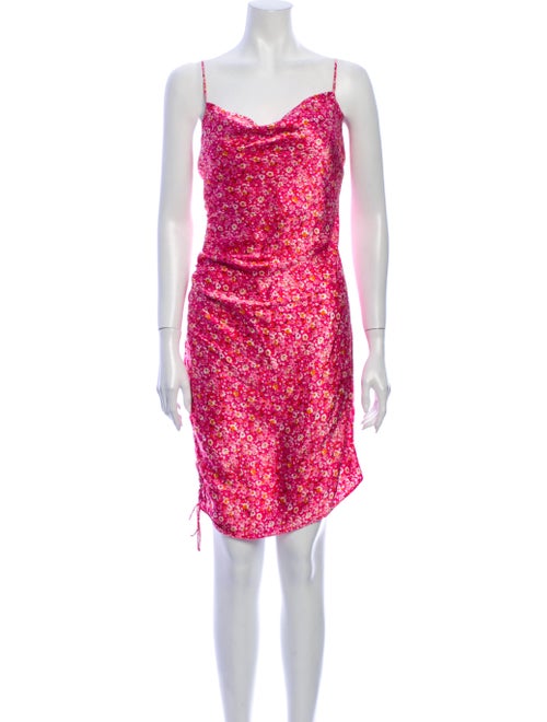 Cinq à Sept Silk Mini Dress Pink